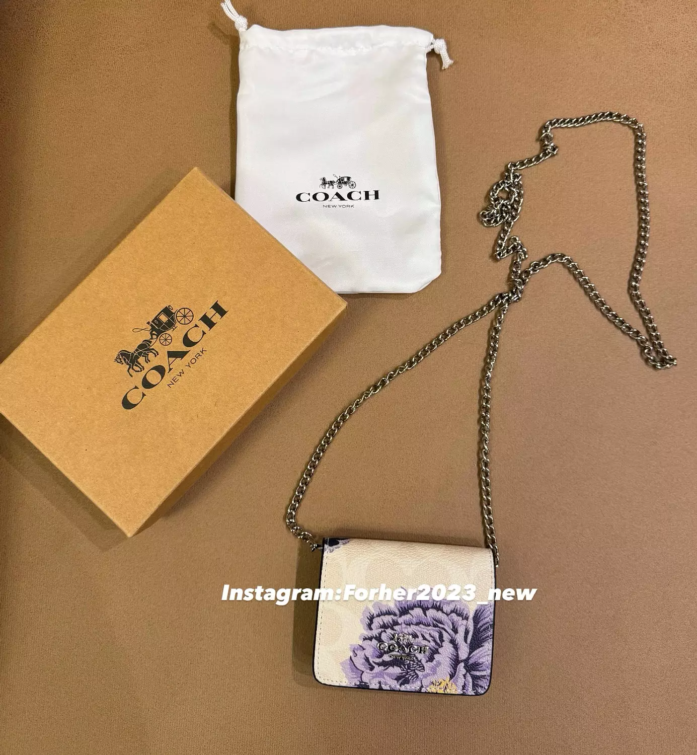 Coach mini chain wallet  11