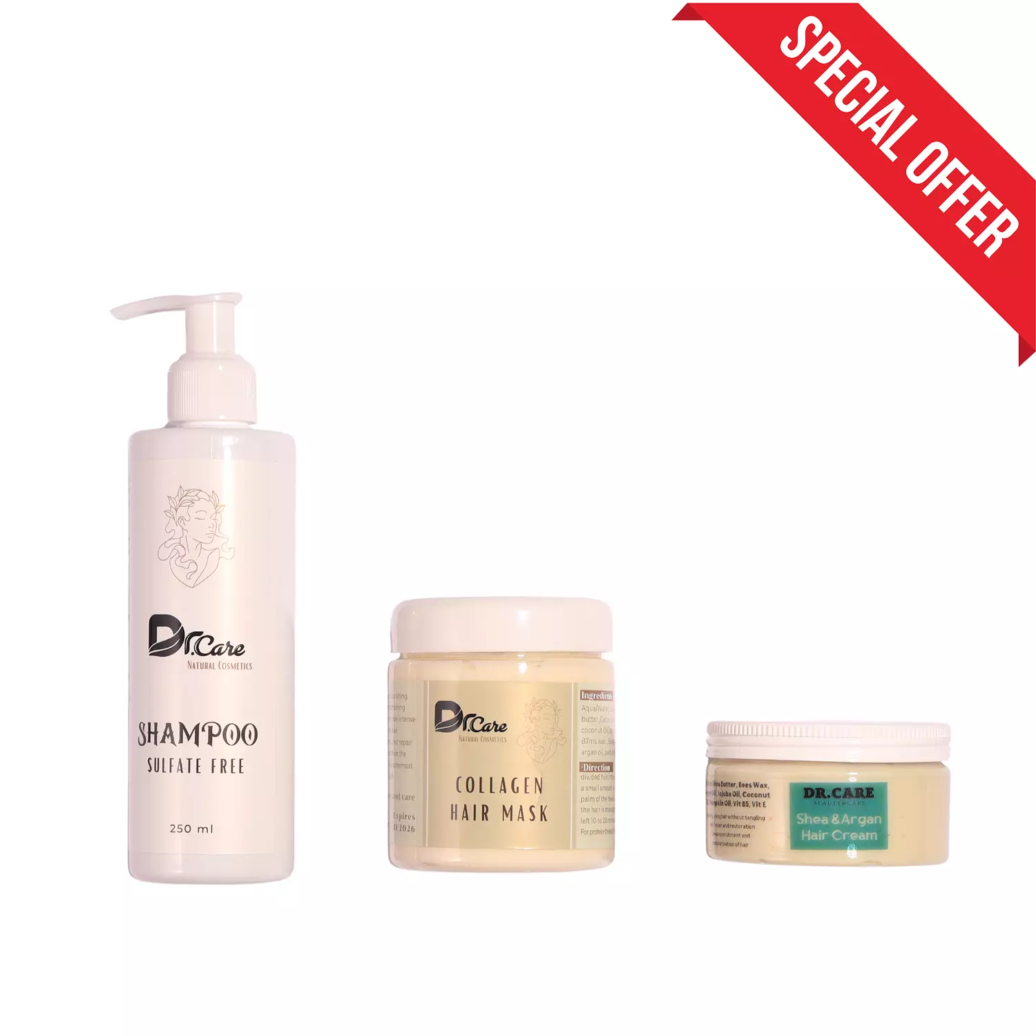 Curly hair care set image