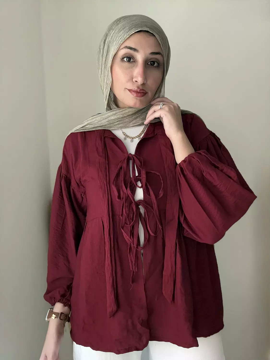 New Linen blouse  3