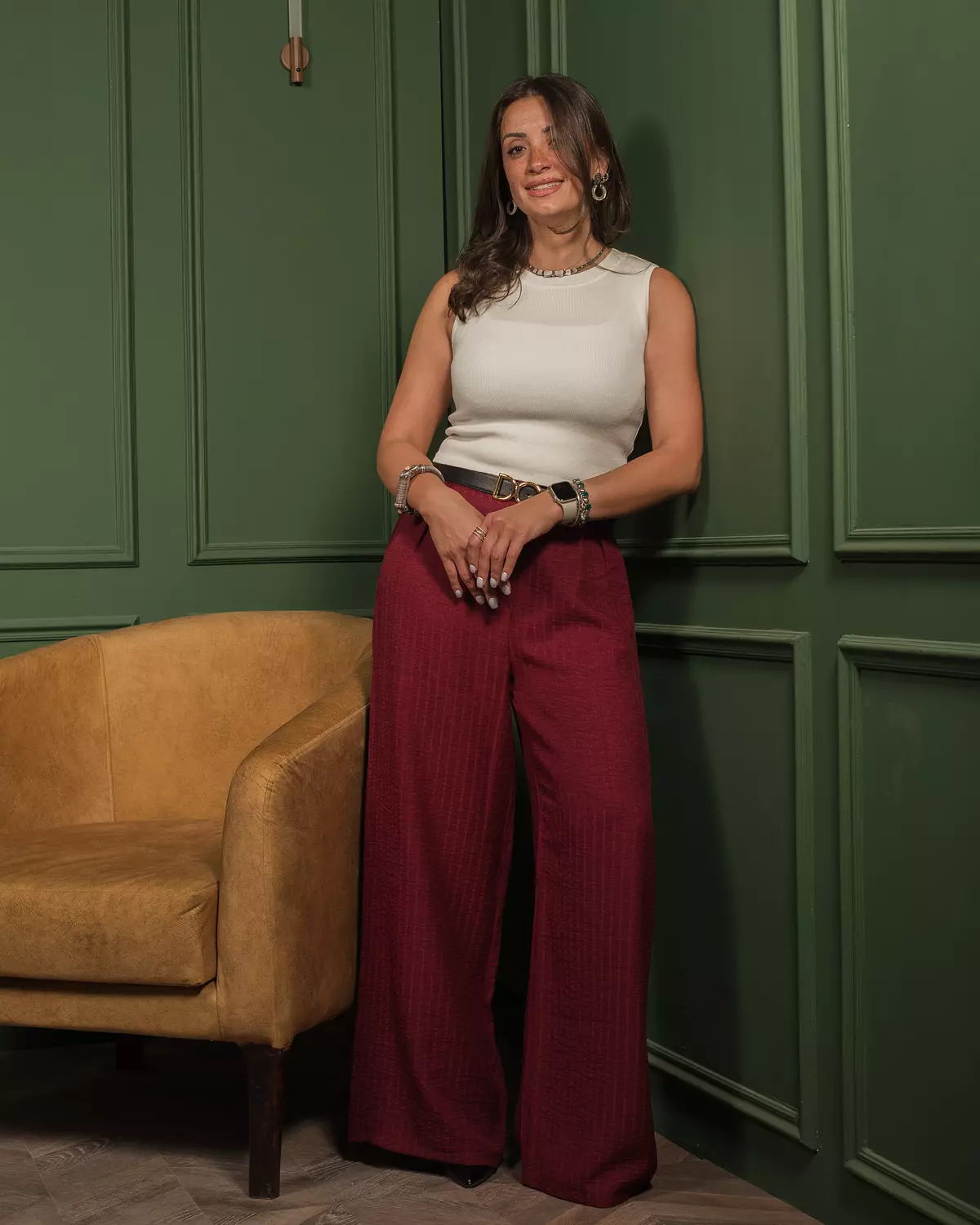 Urban flow pants (burgundy) 2