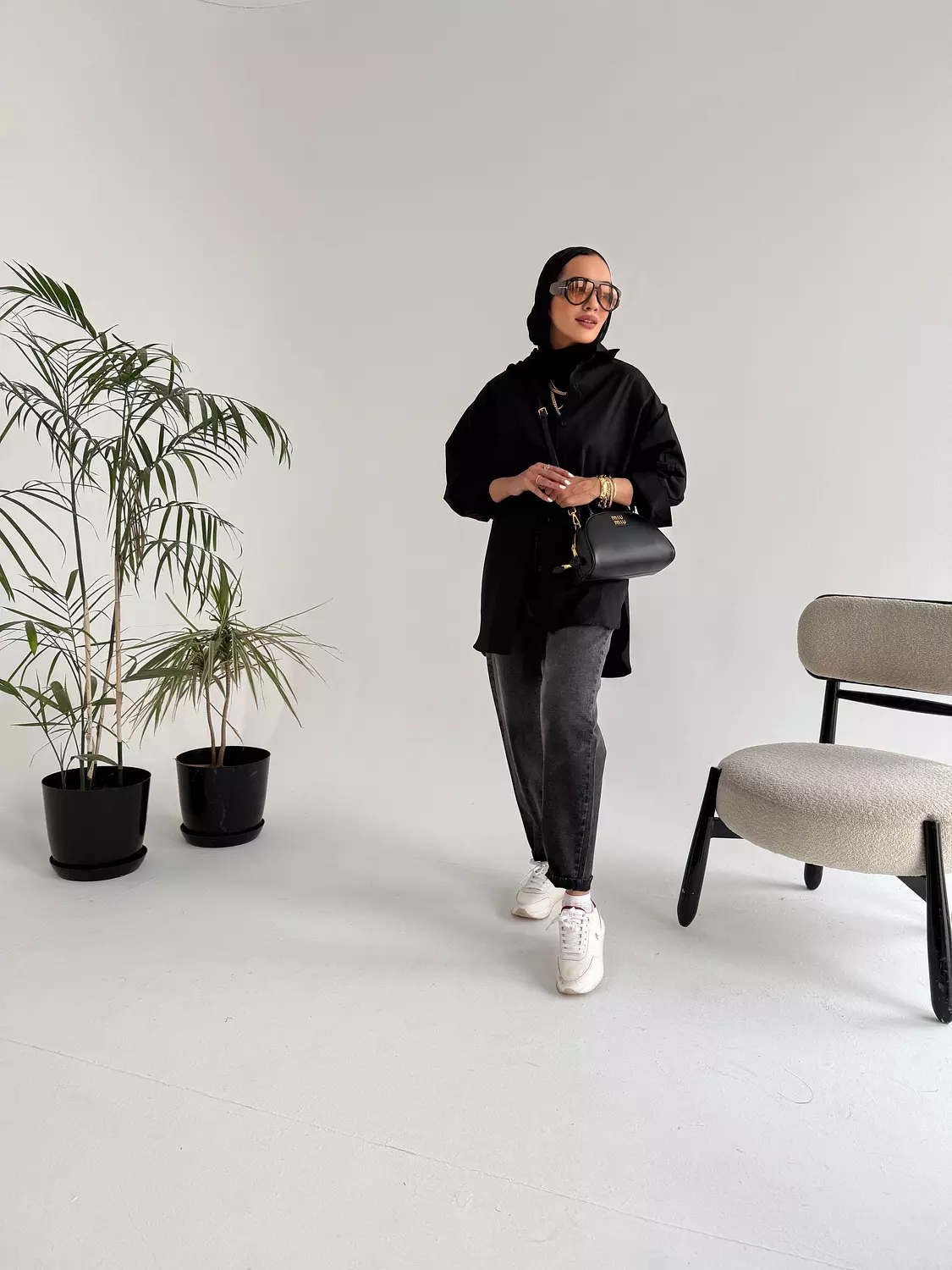 Oversized Gabardine Shirt image