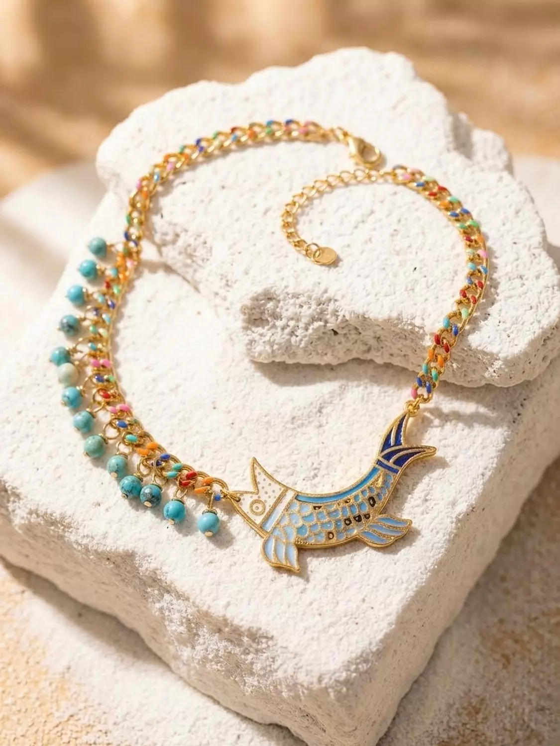 Colorful Fish Necklace 1