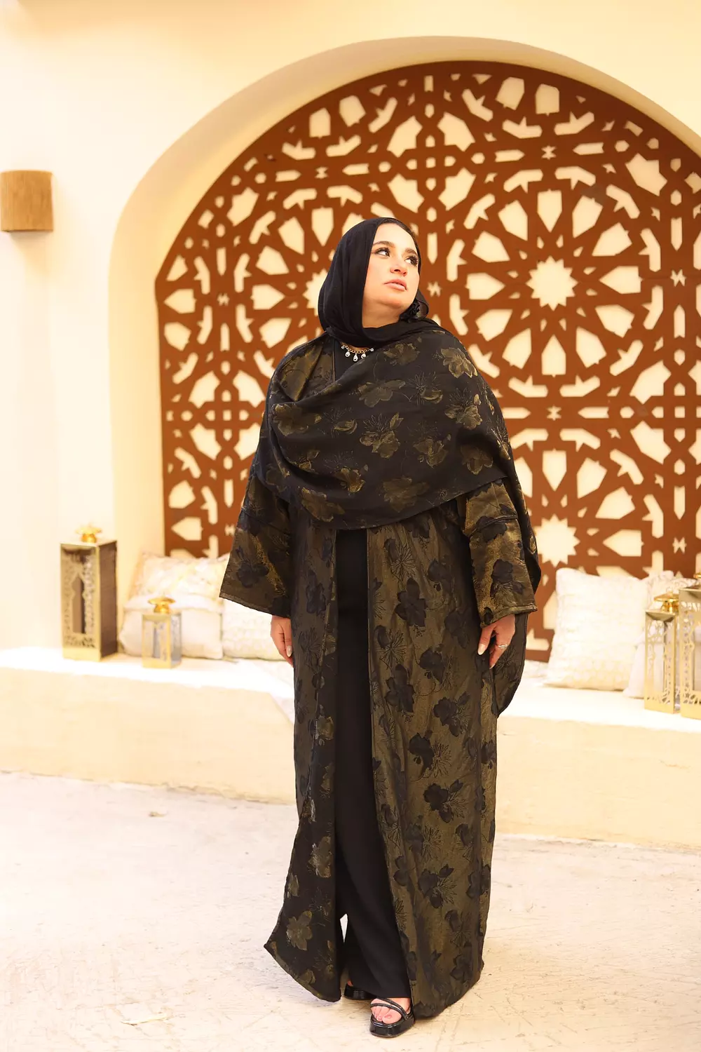 Black & Gold Jacquard  5