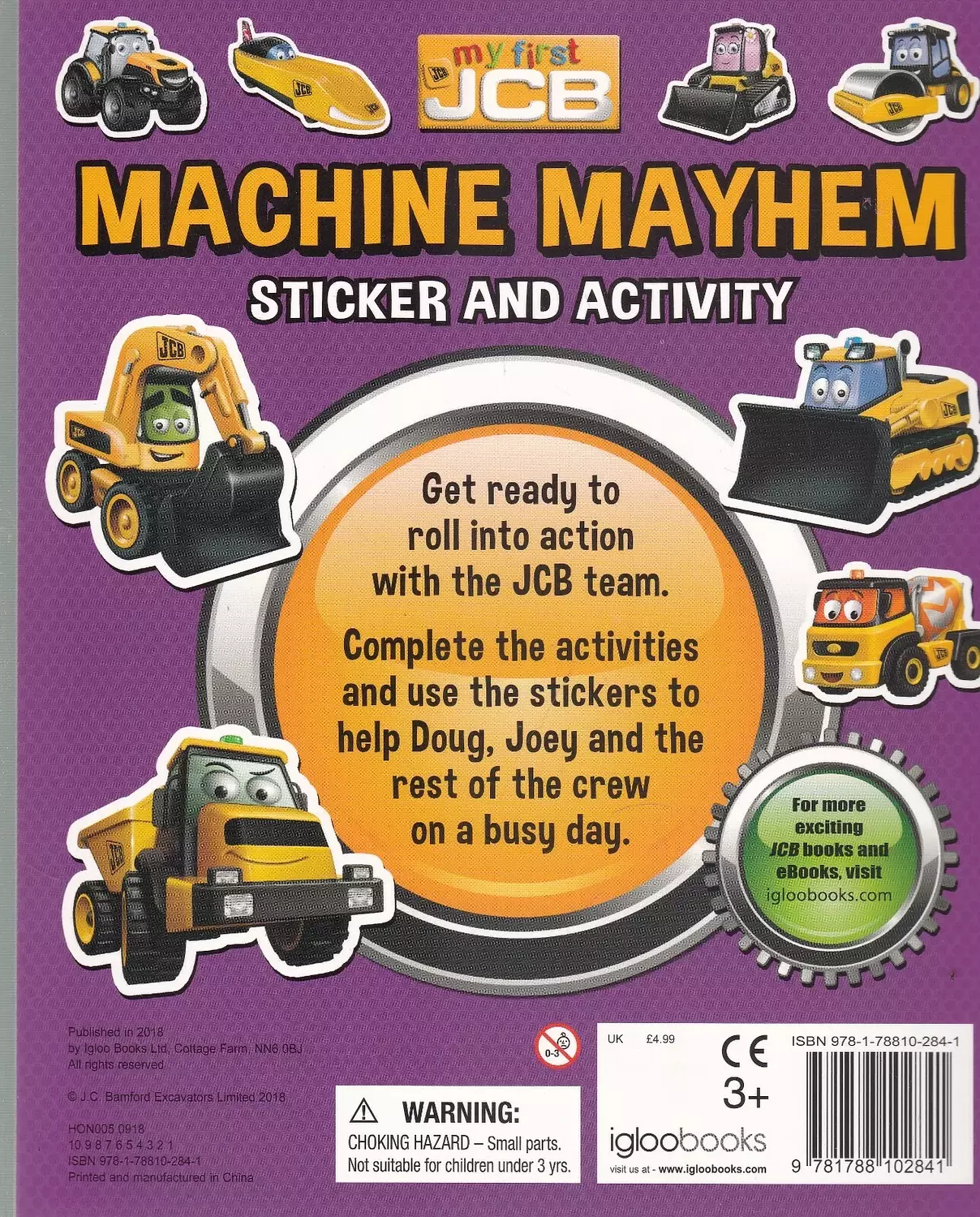 My First JCB: Machine Mayhem Sticker and Activity hover image