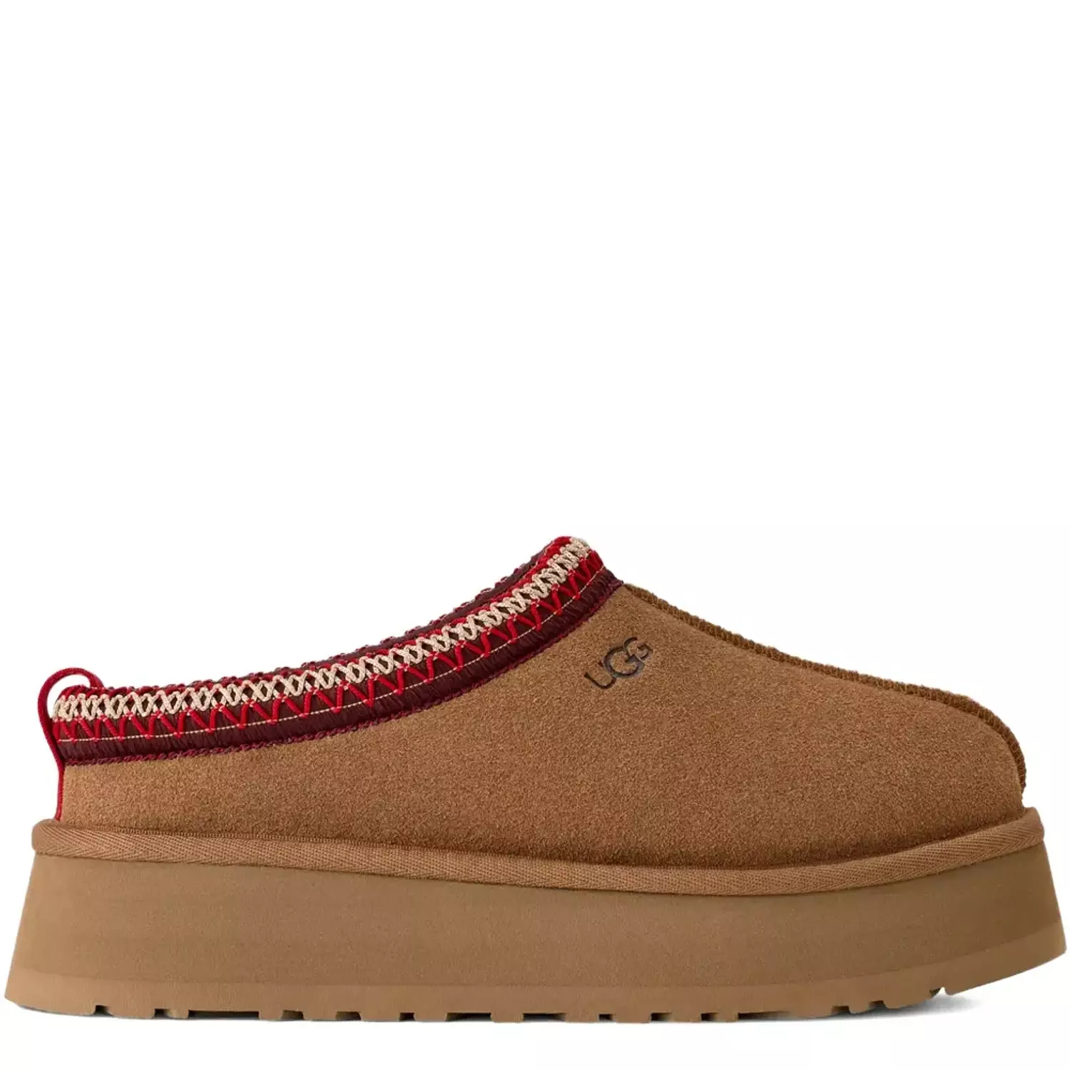 UGG Tazz platform-sole embroidered loafers image