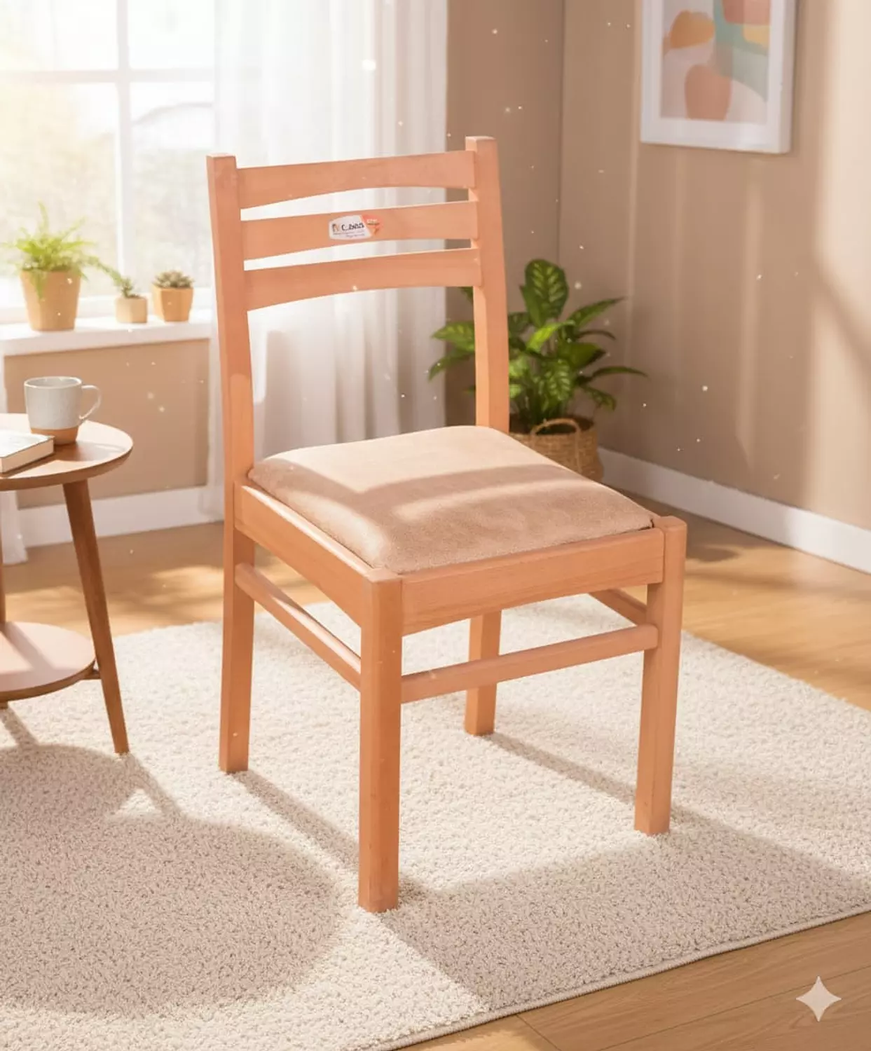 Upholstered Gazelle Beech Chair image