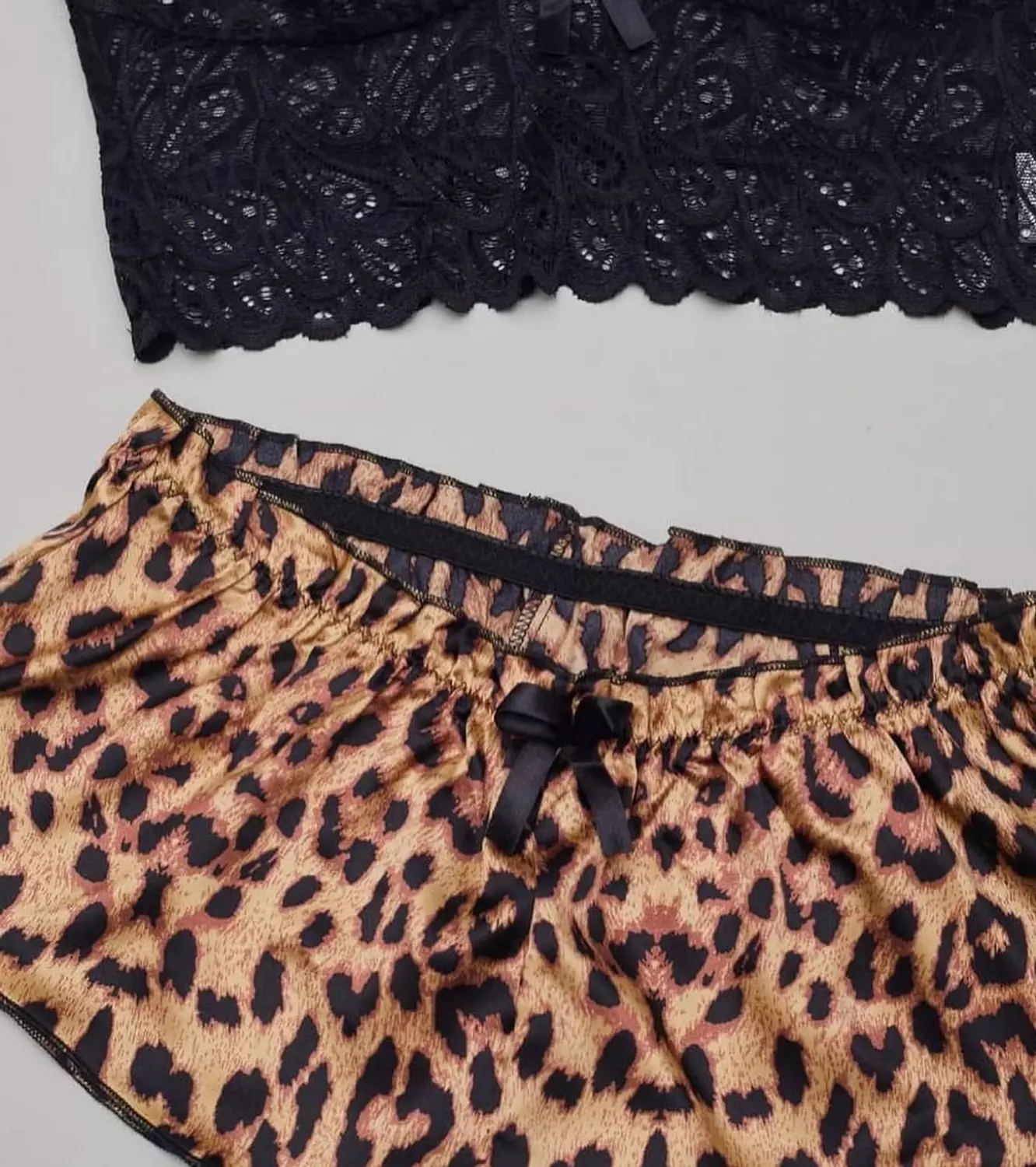 Leopard PJ Shorts Set  3