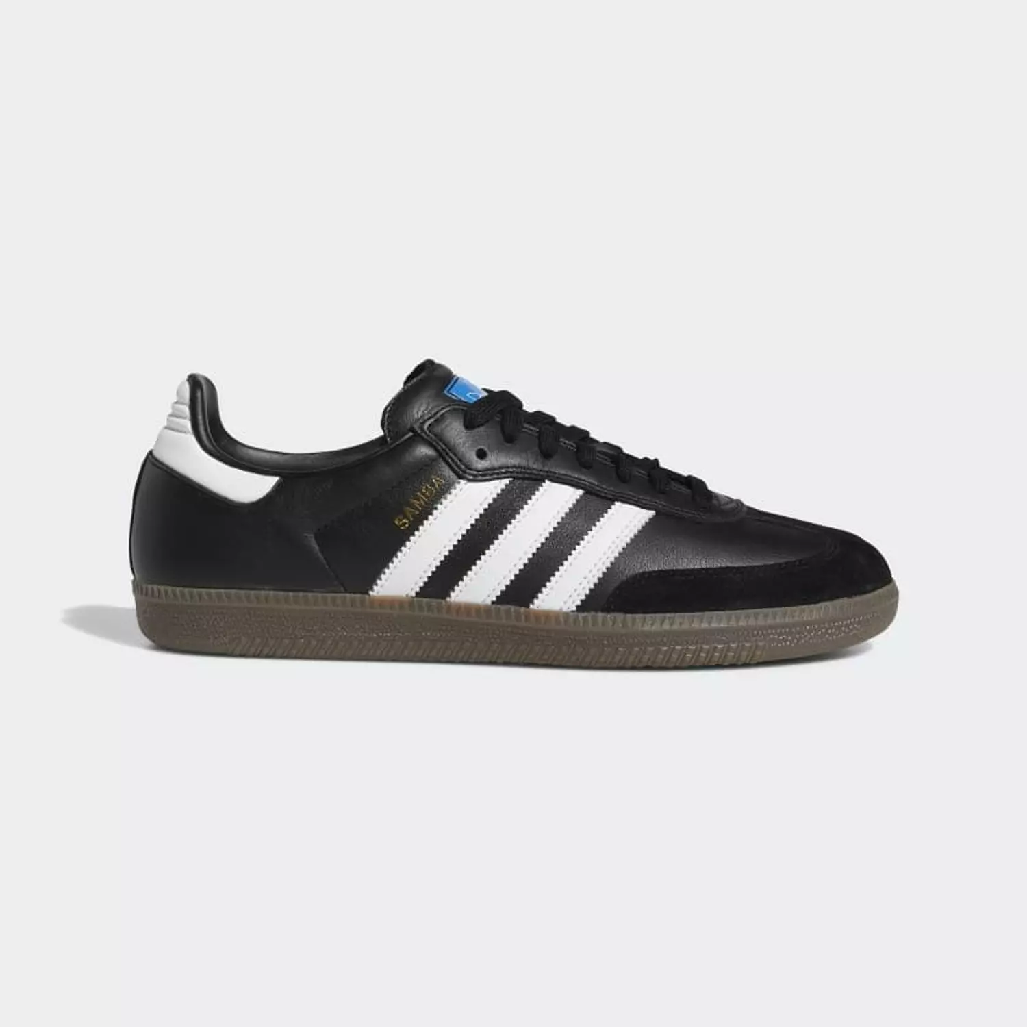 adidas Samba ADV, core black / cloud white / gold metallic 5