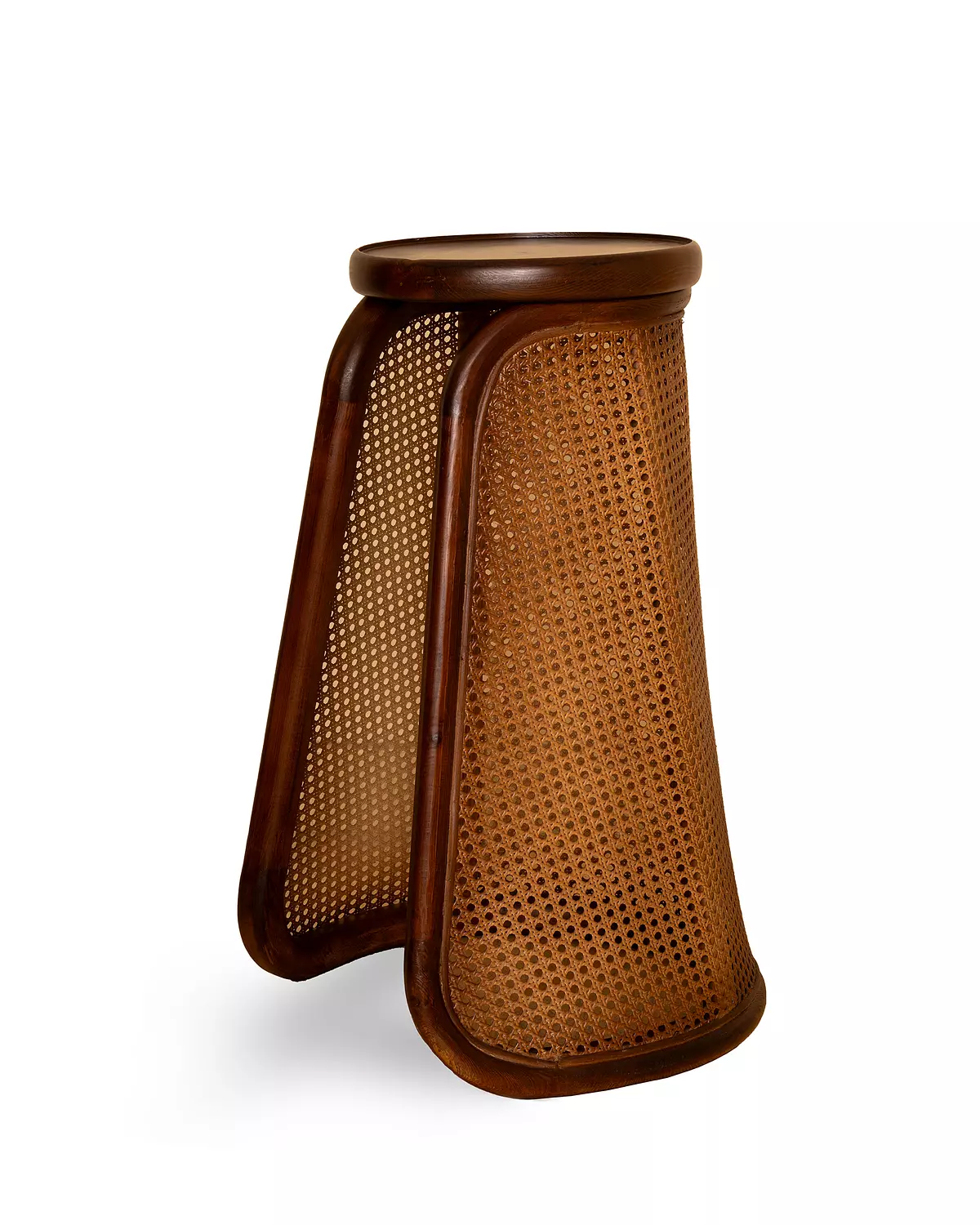 Cane infused side table 2