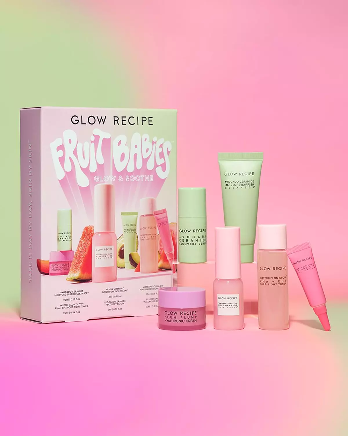 GLOW RECIPE FRUIT BABIES SKIN CARE GLOWING KIT 2