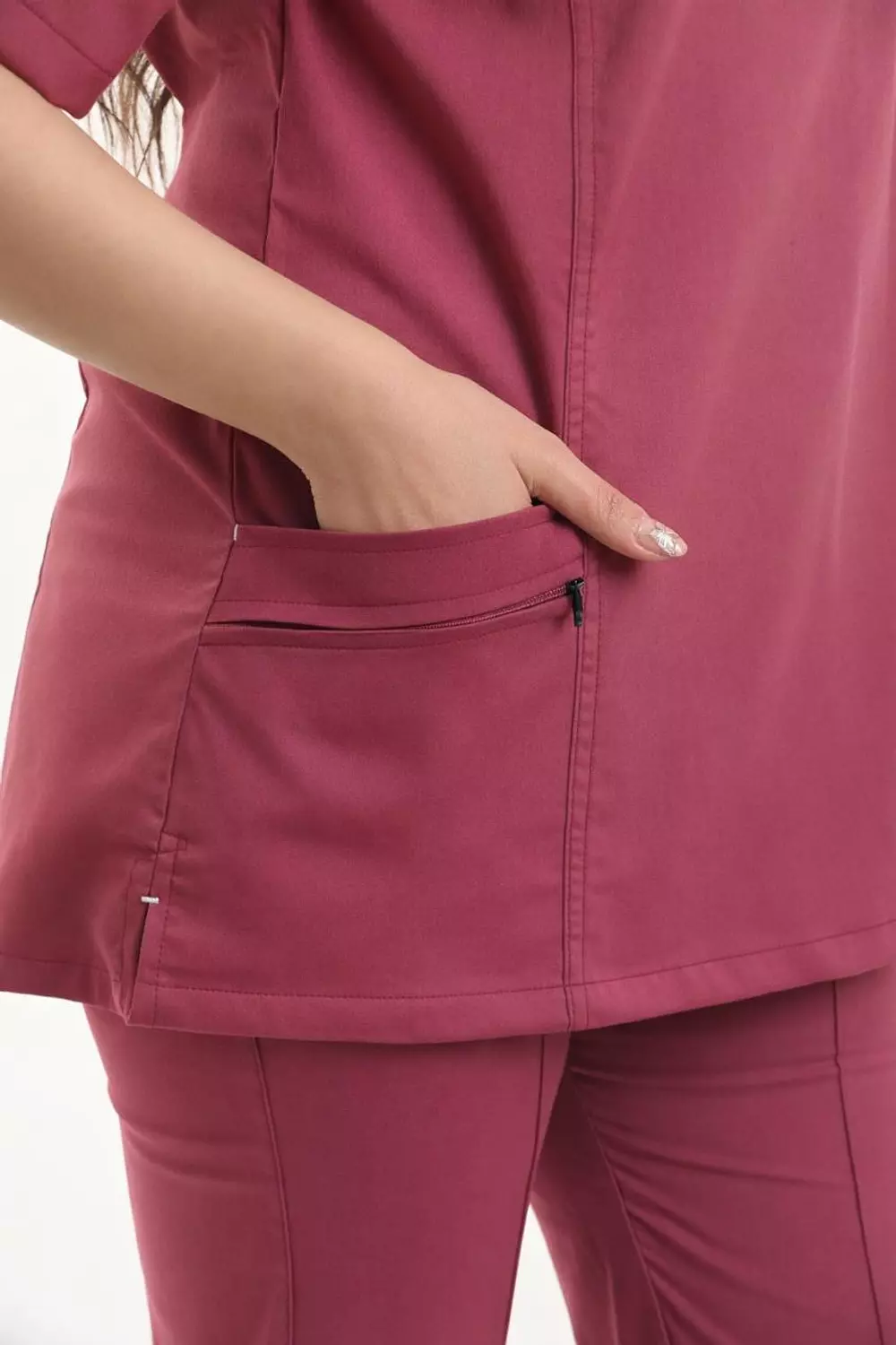 Maroon New Flexi Scrub 8