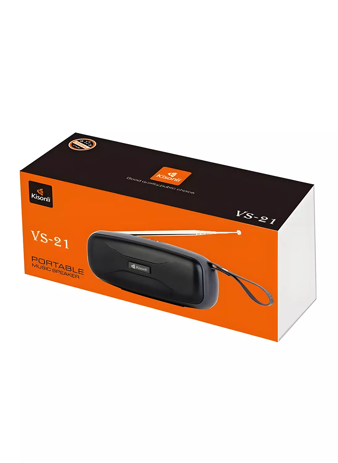 Kisonli VS-21 5W Bluetooth Speaker, 800mAh Battery, USB and TF Card Support - black 9