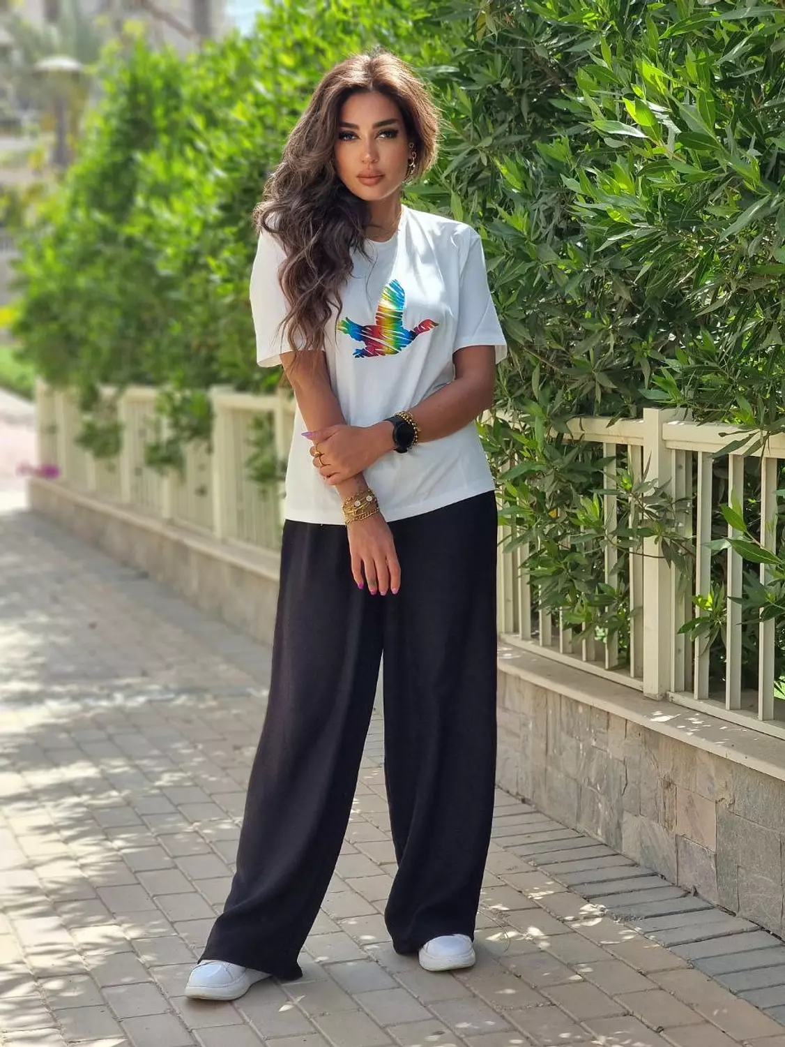 Multicolour Bird Tshirt  hover image