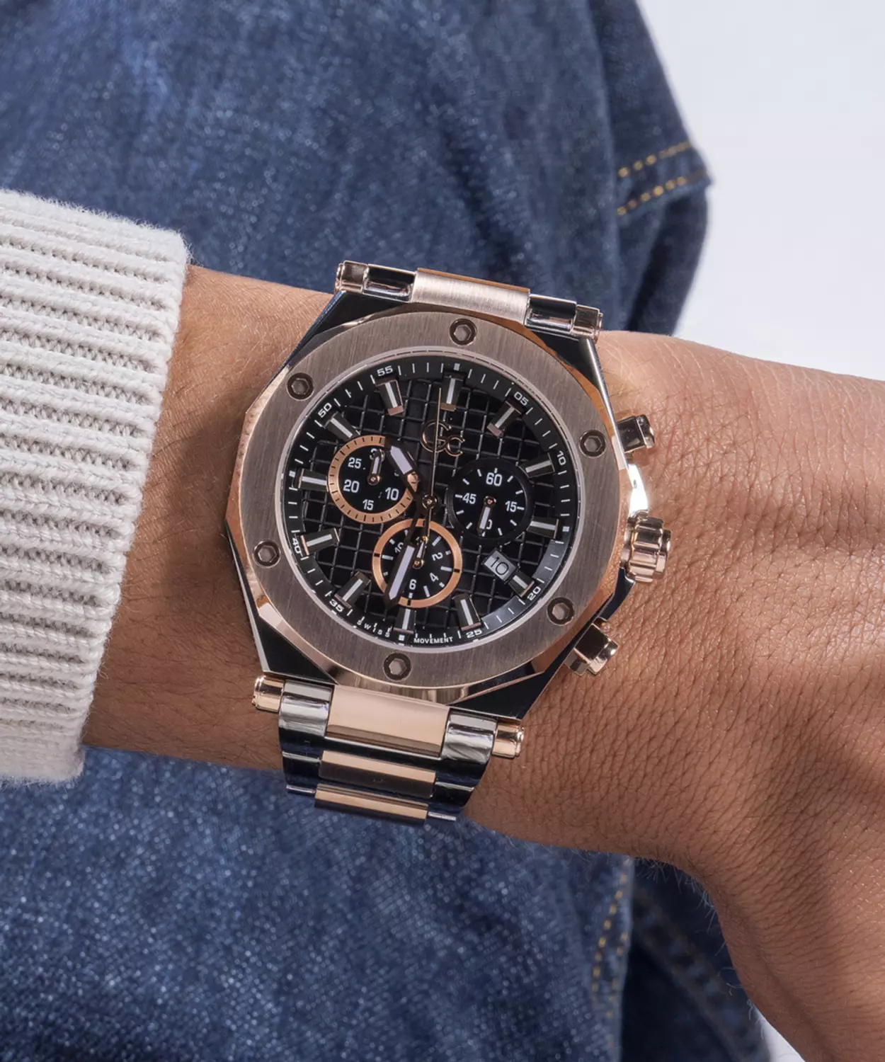 Gc Legacy Chrono Metal Two Tone 7