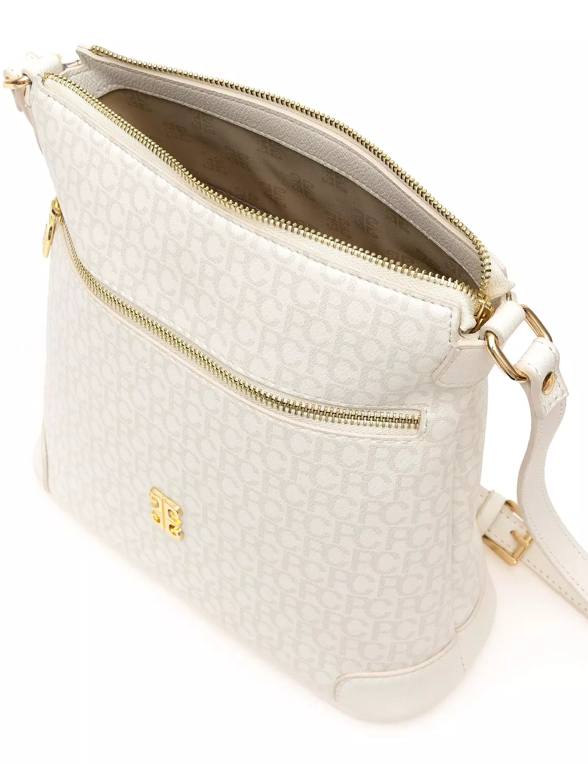 Pierre Cardin Crossbody Bag – Off-White Monogram 2