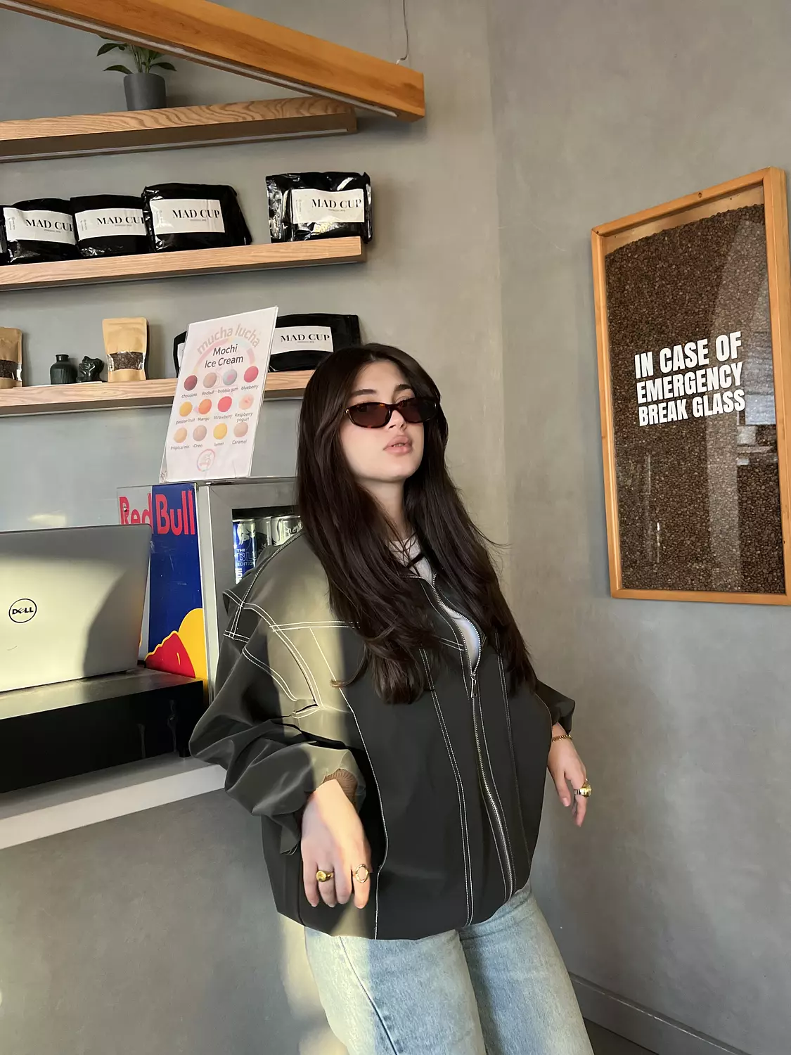 loose leather jacket 8