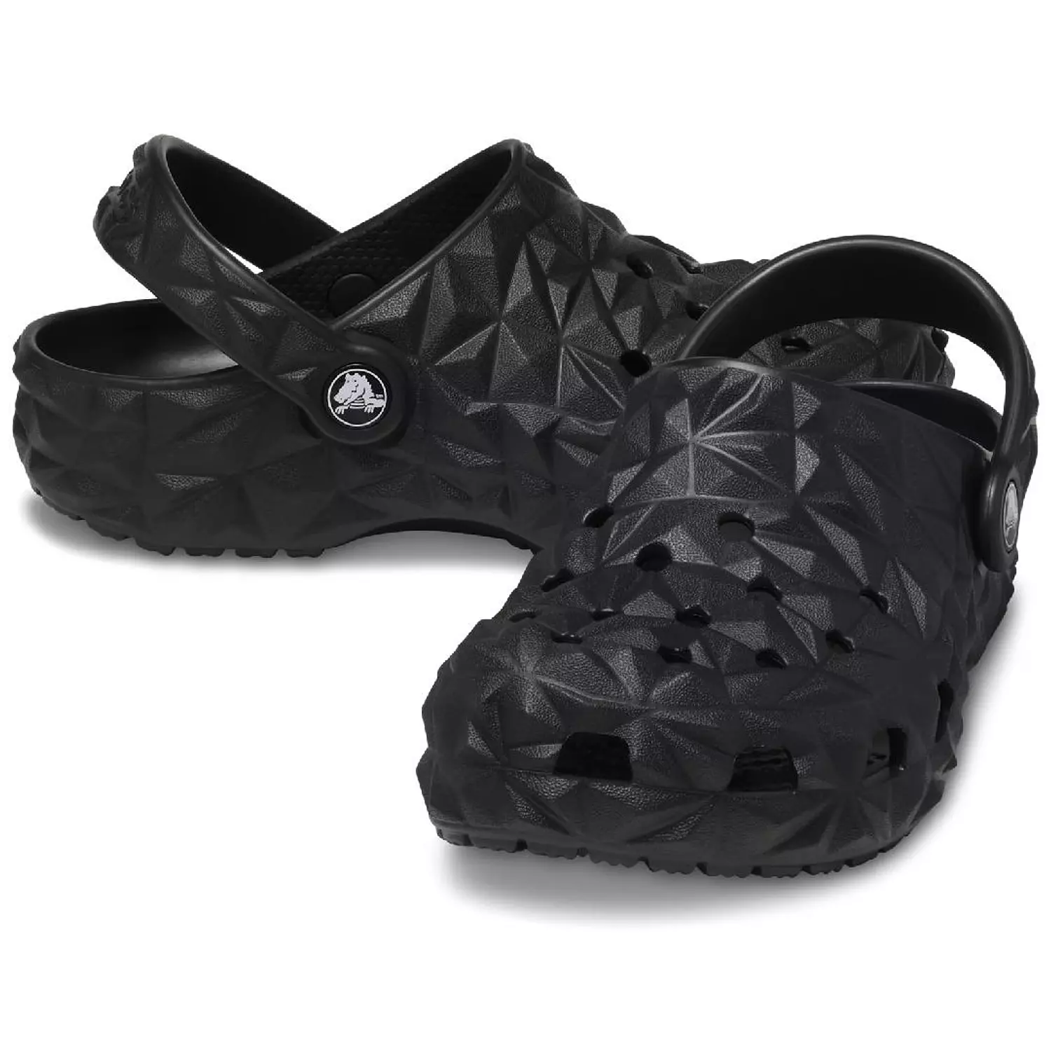 Geometric Clog-Black image