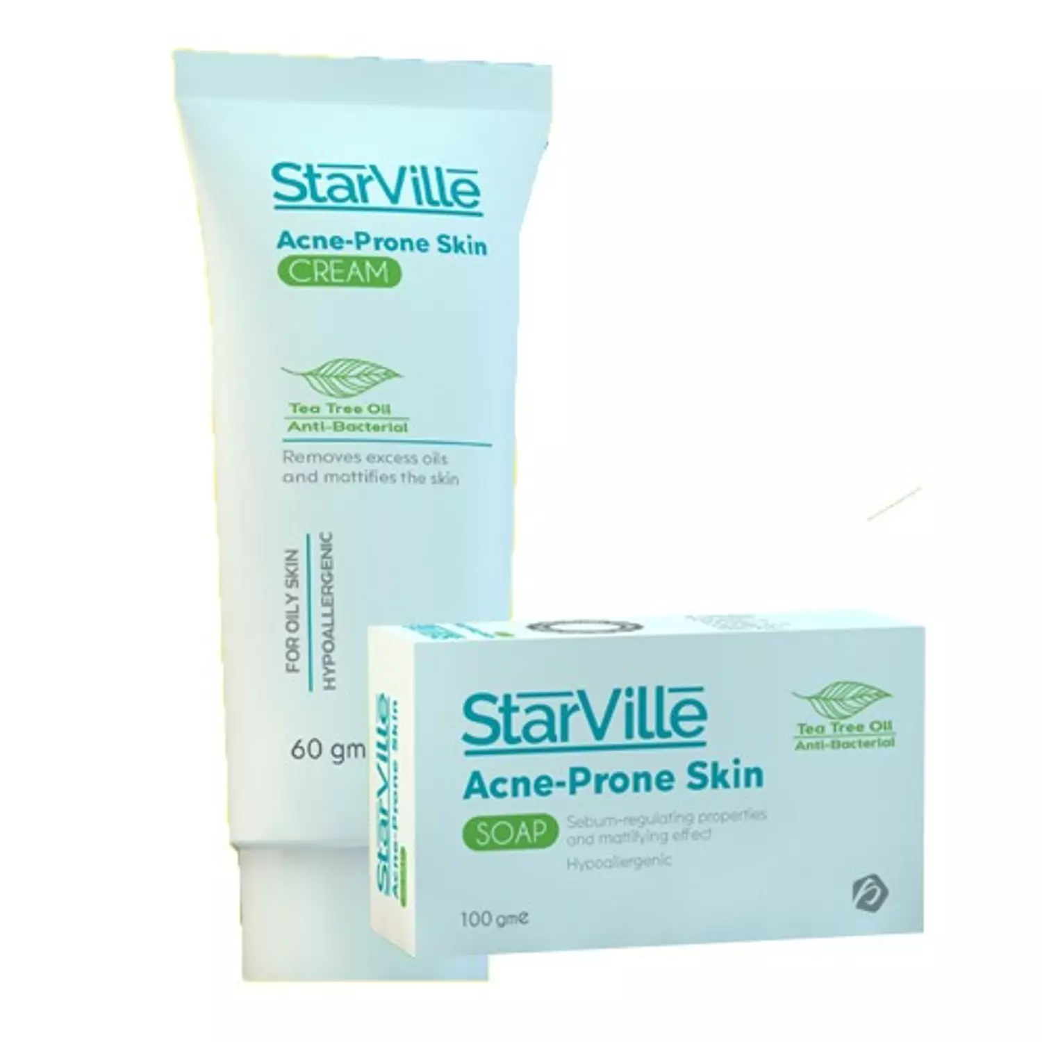 OFFER 1+1- STARVILLE ACNE PRONE CREAM + SOAP    image