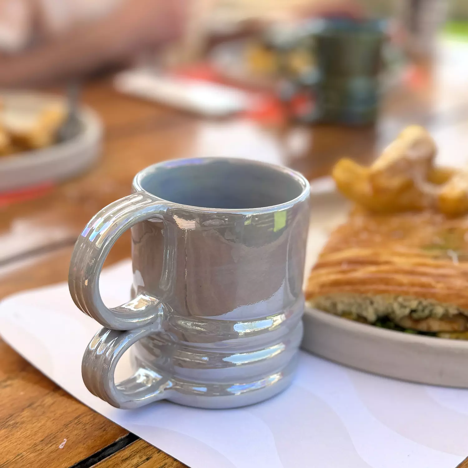 Pearly Silver Mug 2