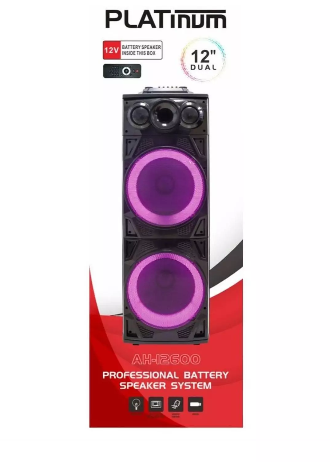 AH-12600 Subwoofer Speaker – Powerful Sound for Unforgettable Events 2