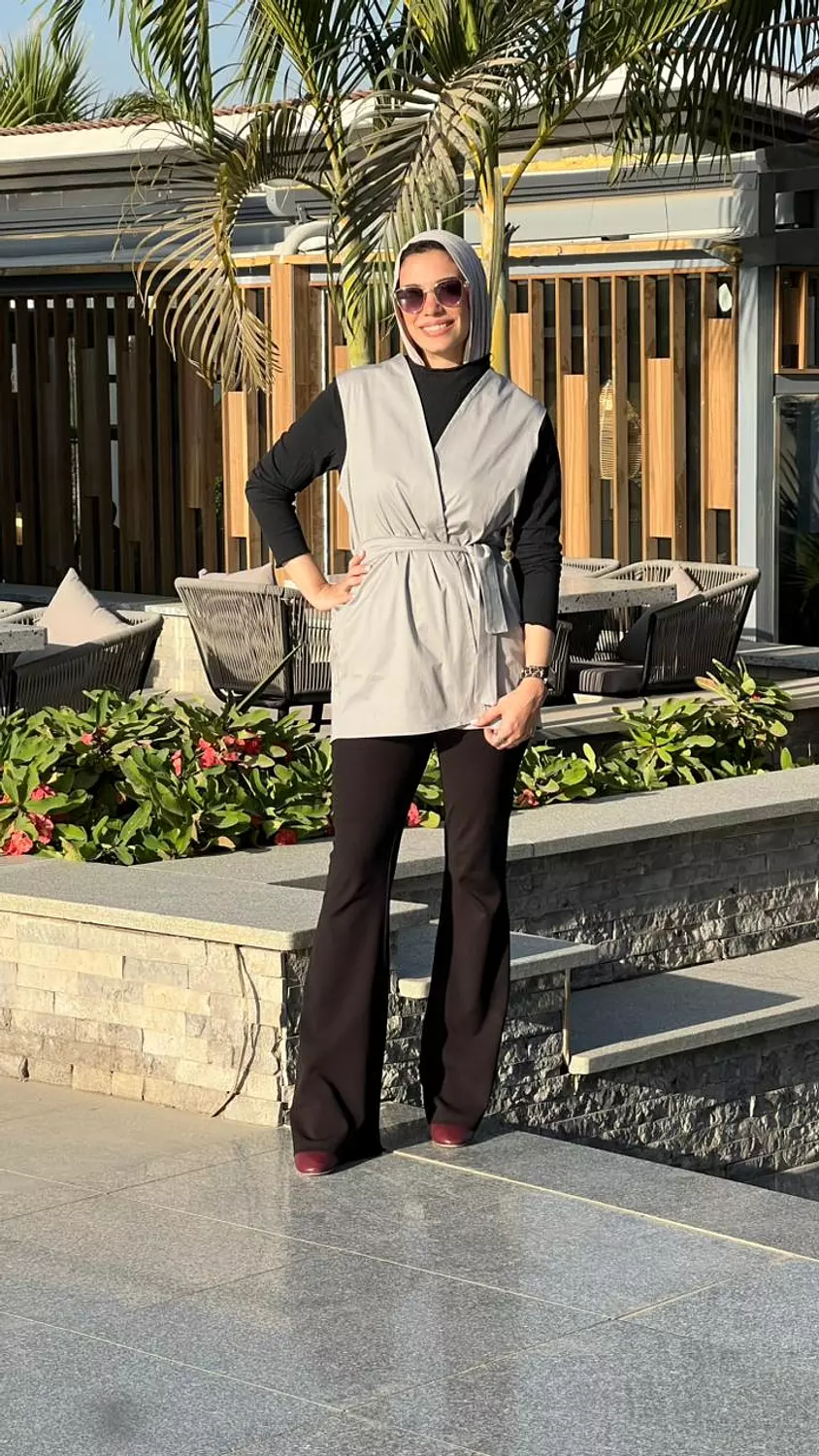 Dalida Trench Jacket Grey 4