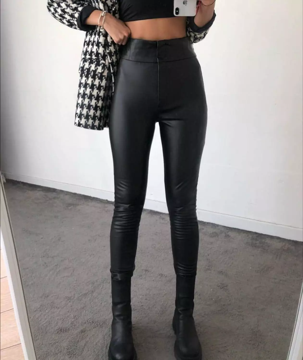 Skinny leather pants  3
