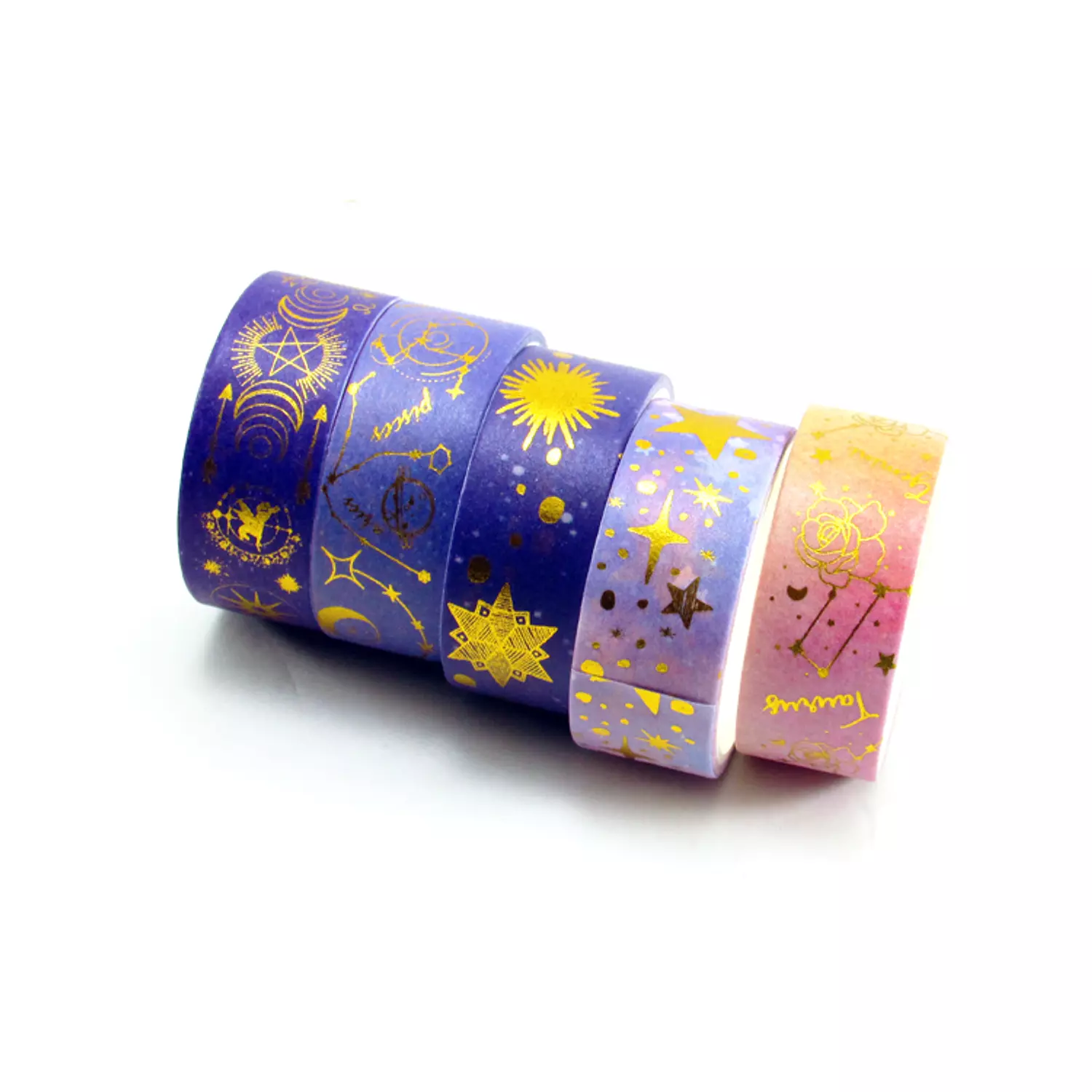 4 Rolls Washi tape set - Star Fantasy 1