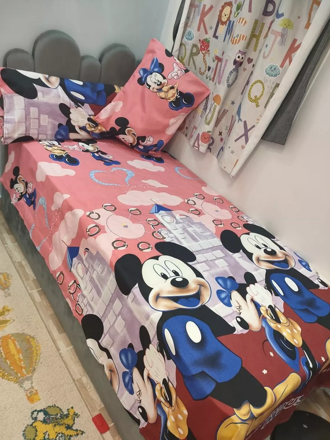Mickey blue children's bedding set image