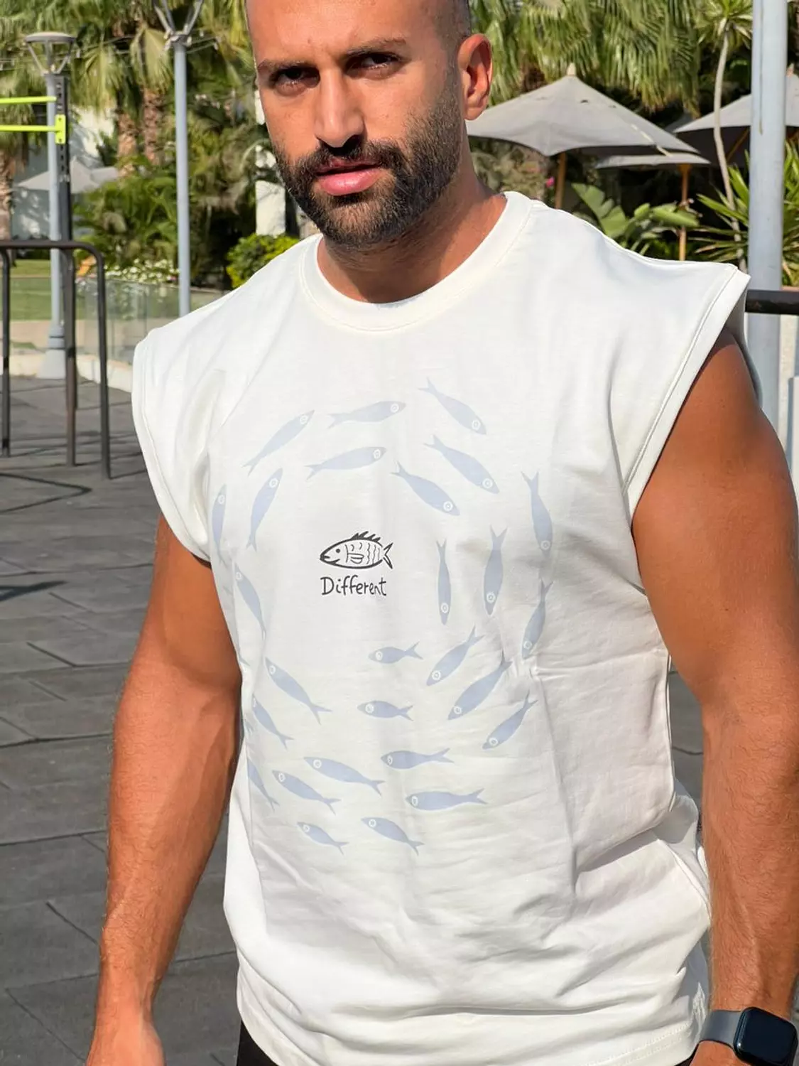 Magic fish sleeveless