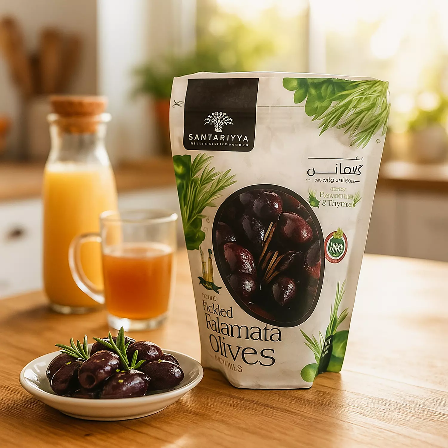 <p><span style="color: #ffffffff">Kalamata Olive with Rosemary &amp; Thyme</span></p>