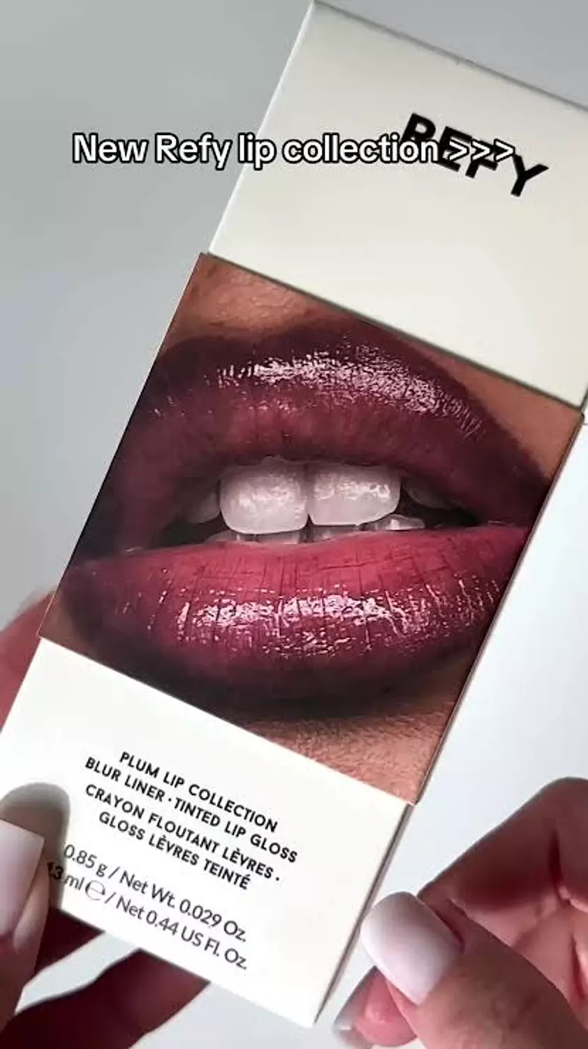 REFY Plum Lip Liner and Gloss Collection 9