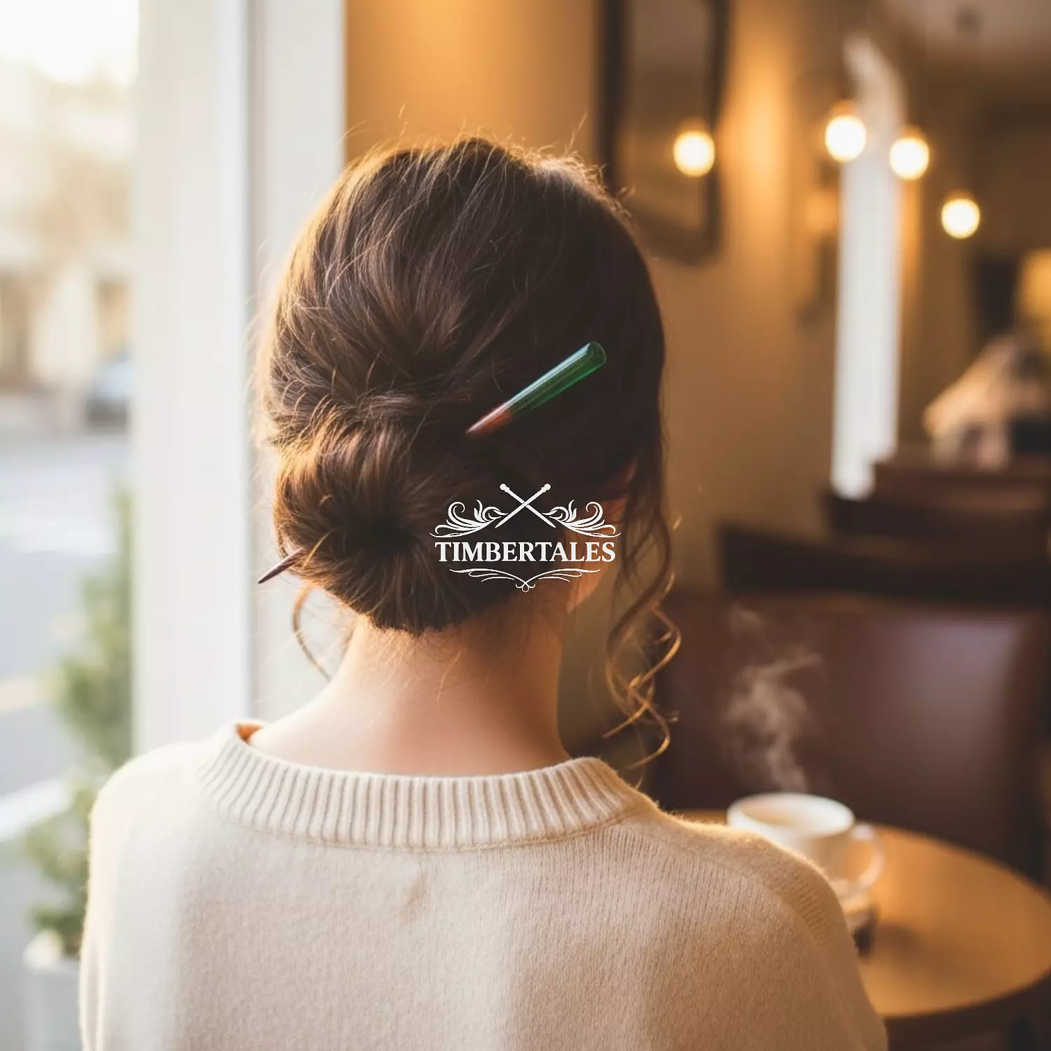 Witchy Green Hair Stick 1