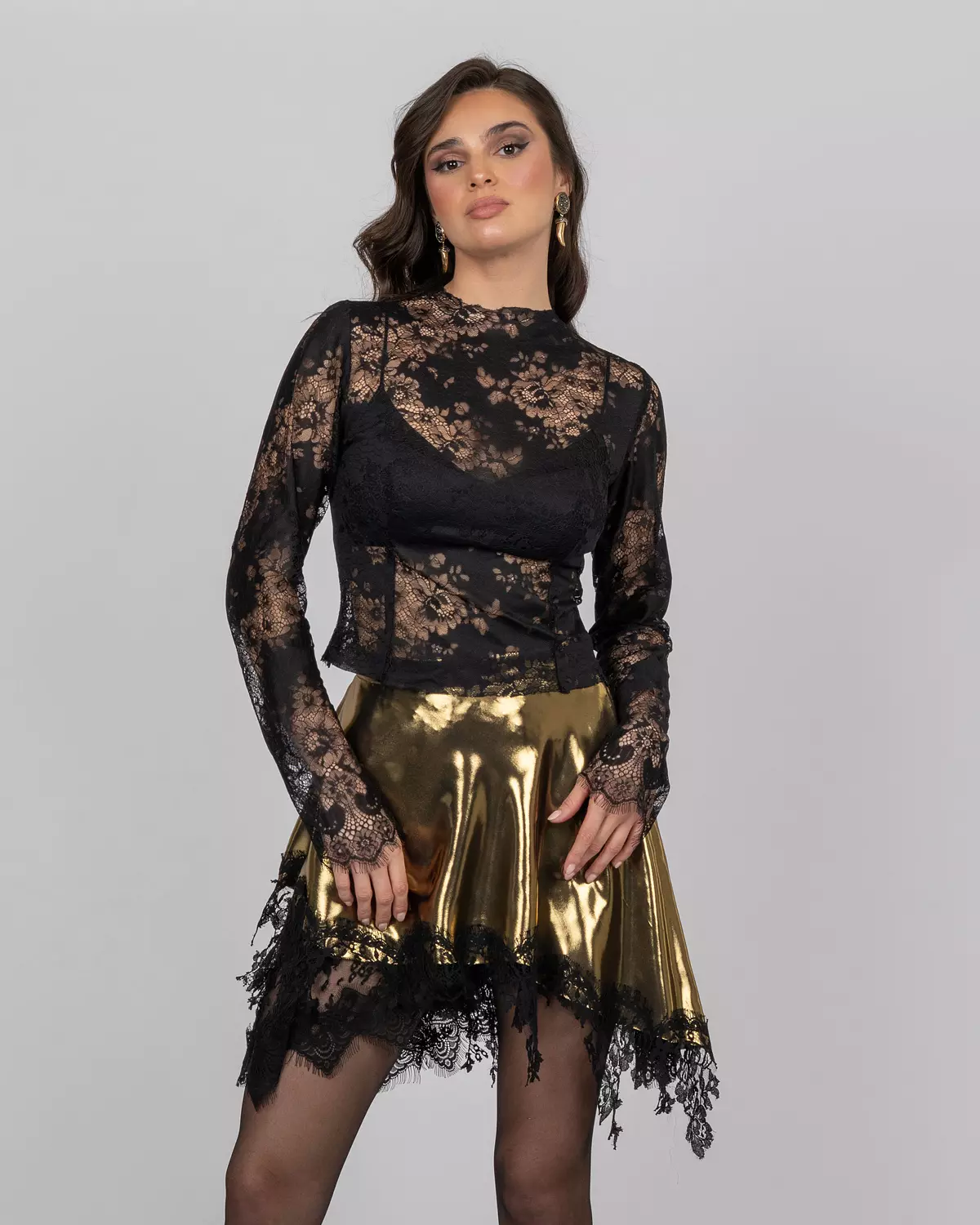 French Lace Long-Sleeve Top 3