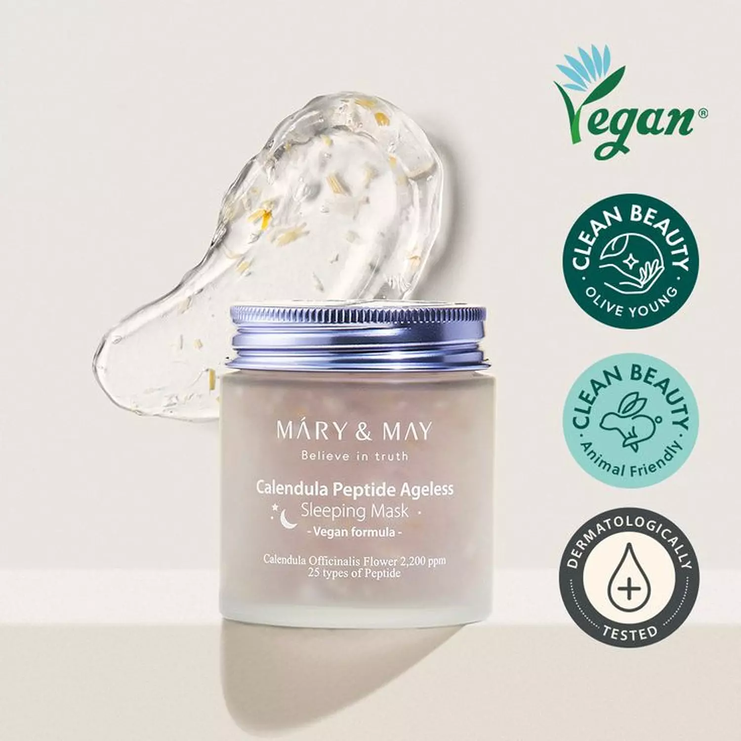 Mary &May Calendula Peptide Ageless Sleeping Mask 110G 2