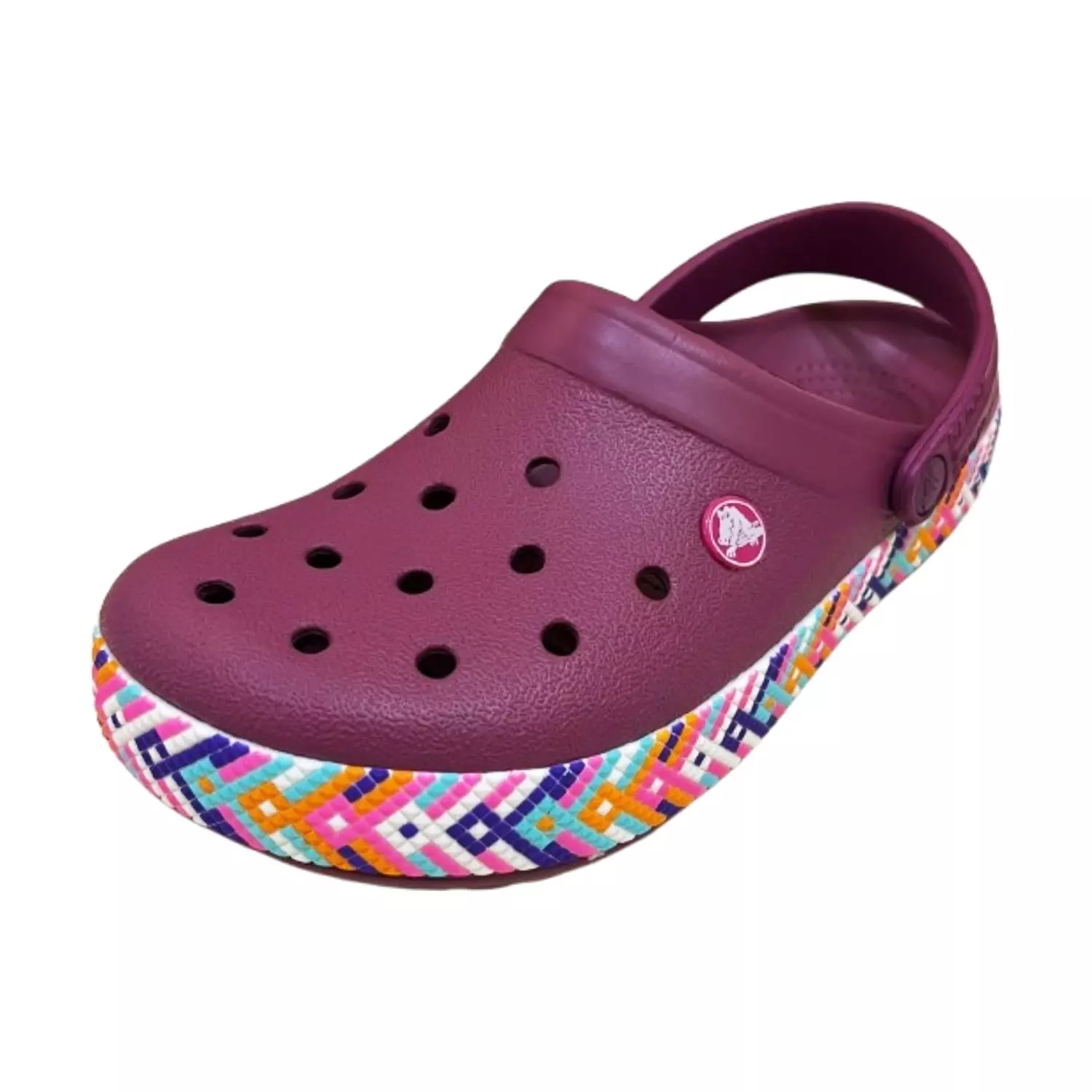 Crocband Arabesk Clog-Maroon 1