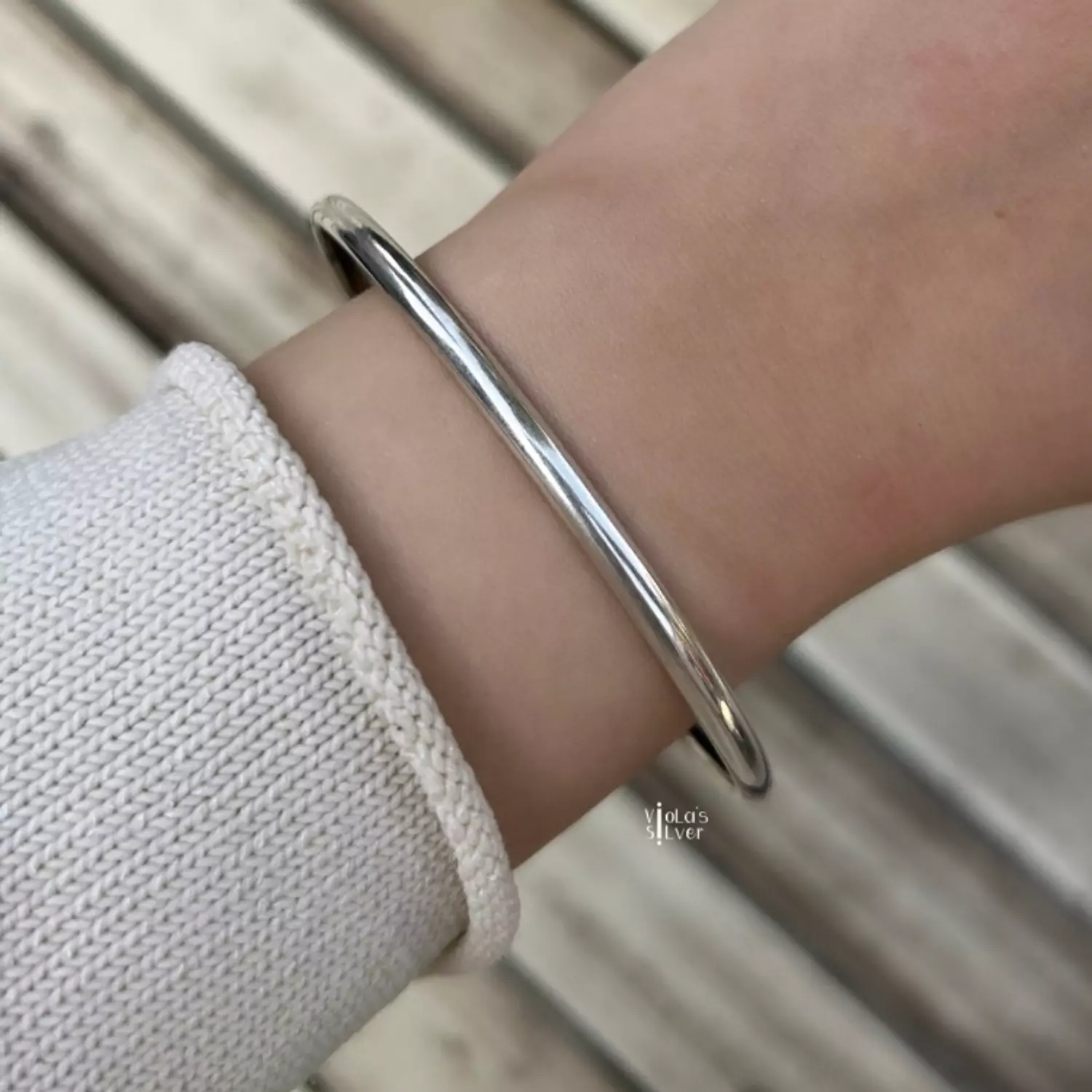 Plain thin bangle (07) image