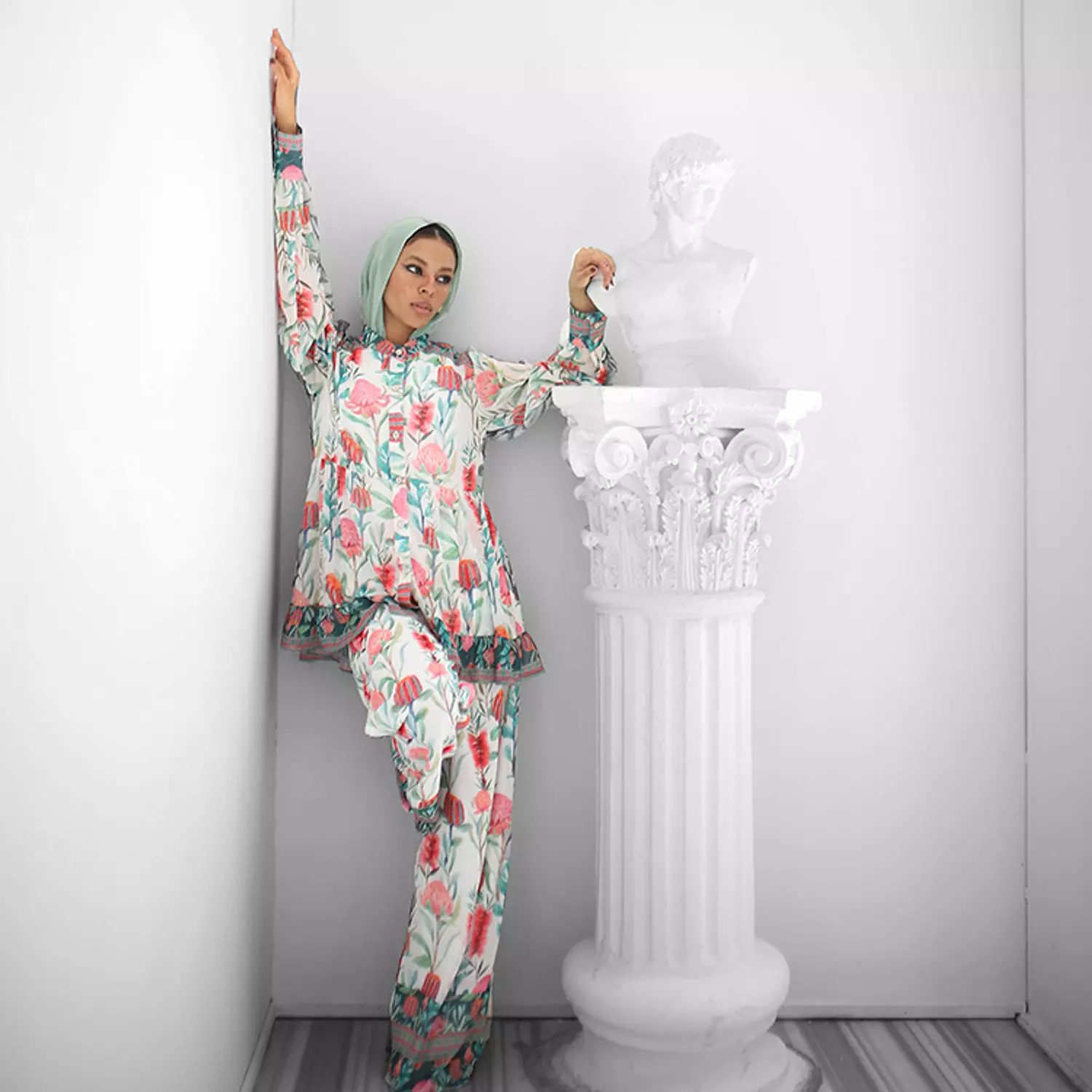 Flora Chiffon Set image