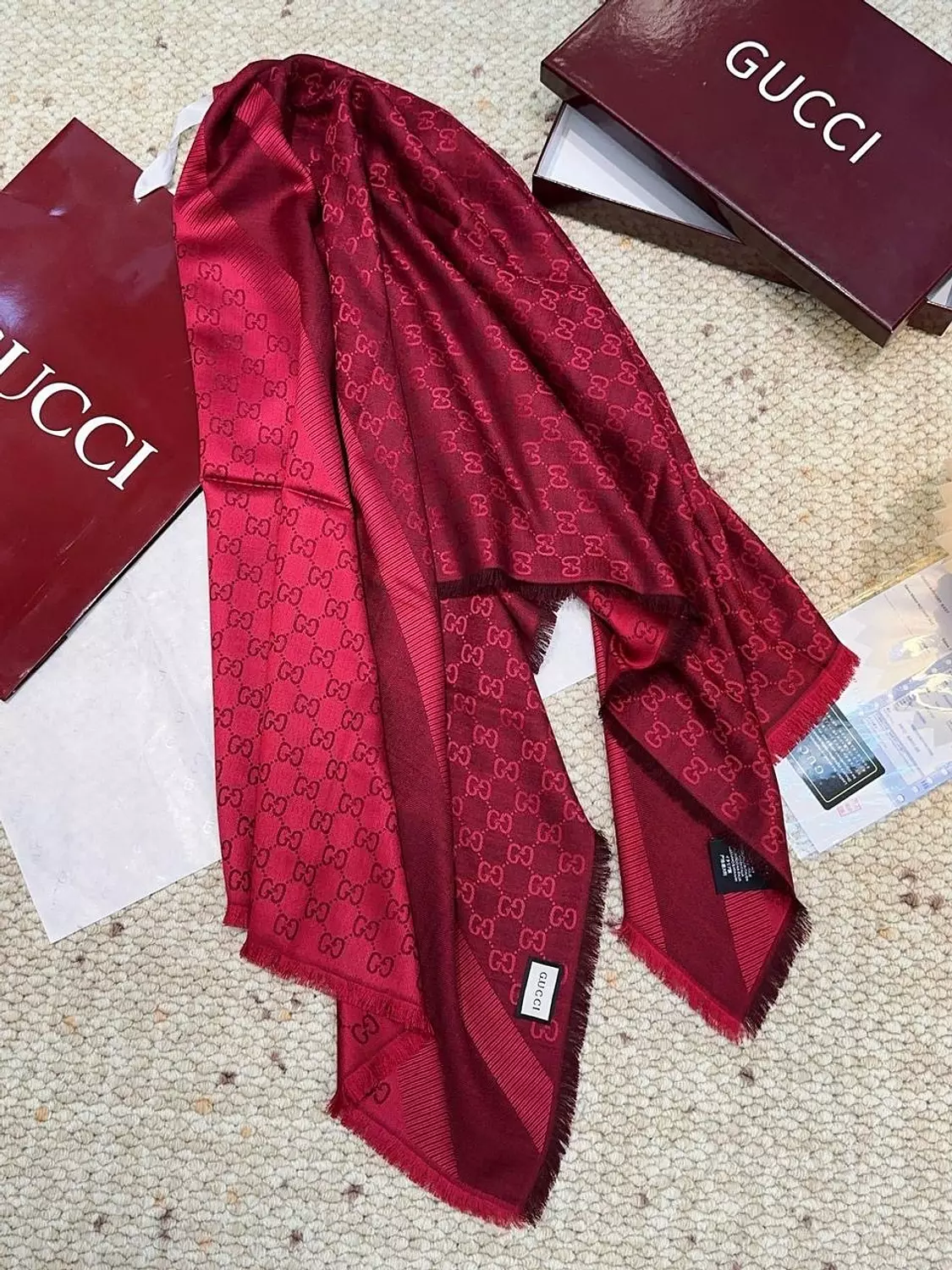 Gucci square scarf 4
