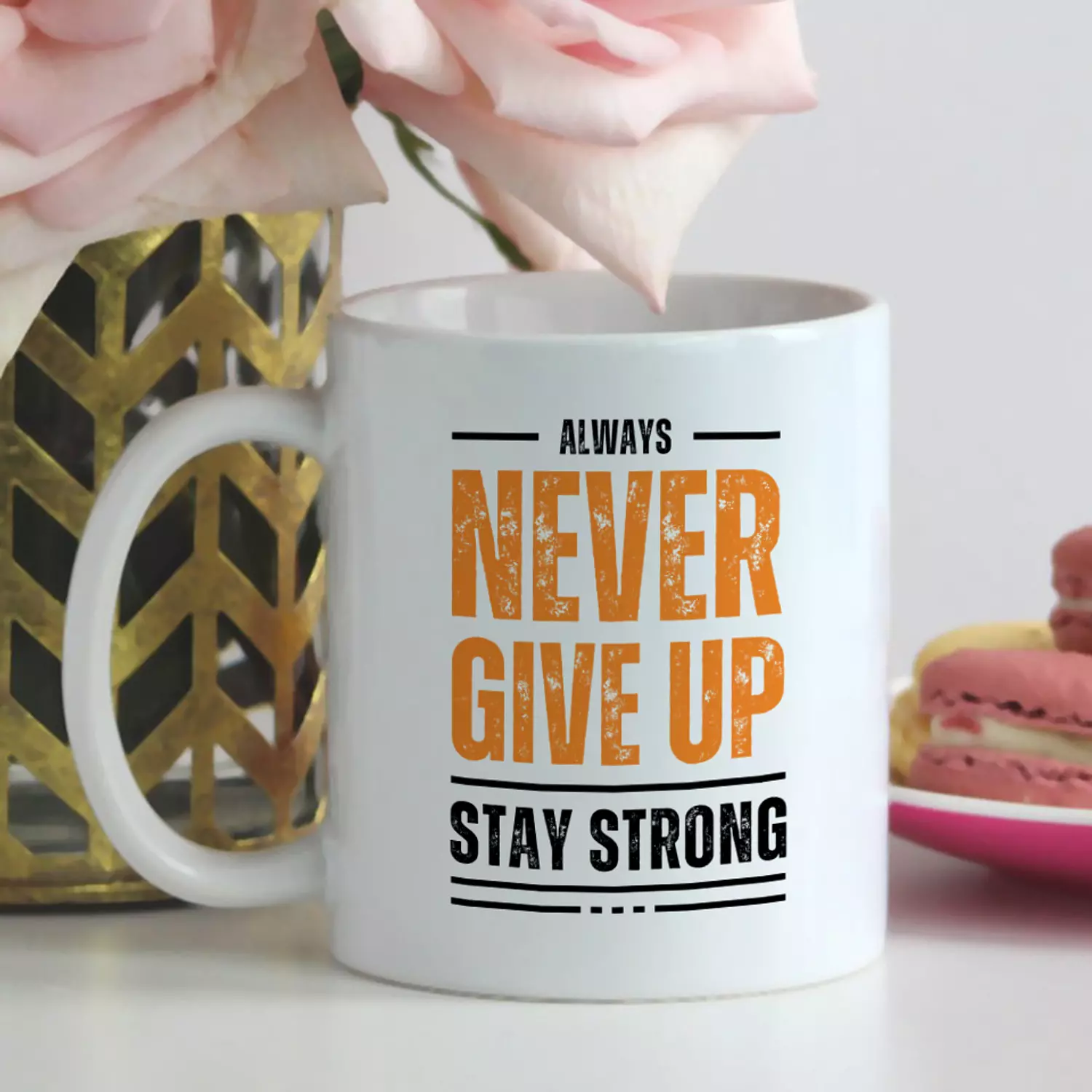 Never give up image
