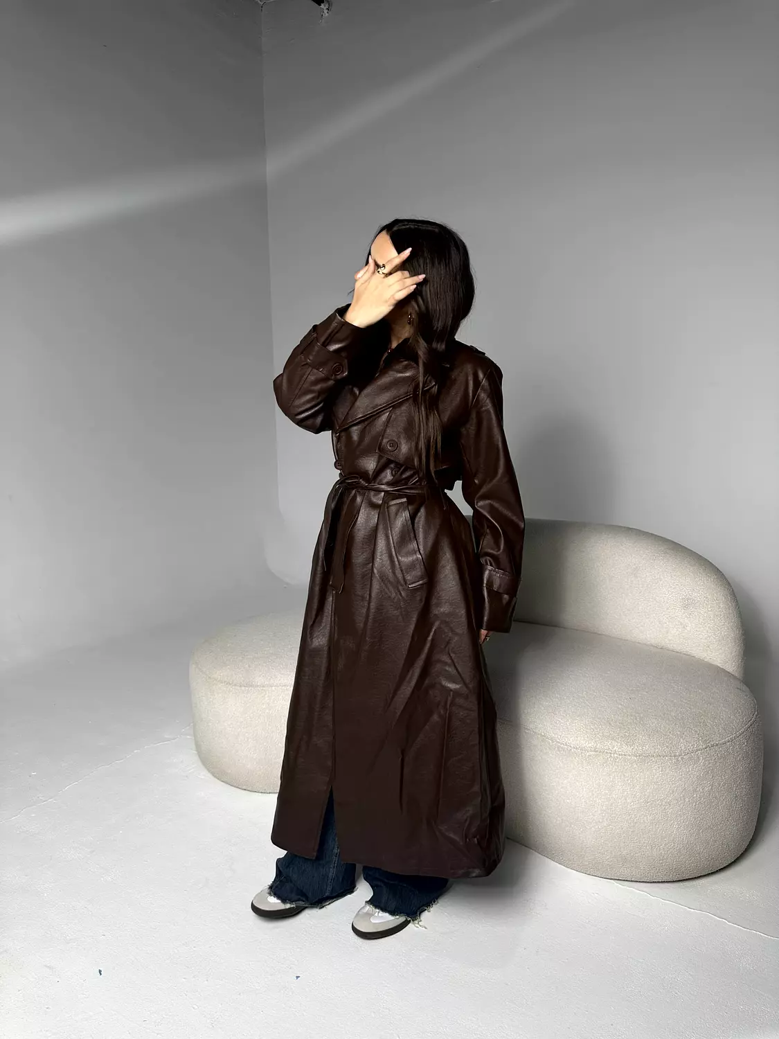 Leather Trench Coat 9