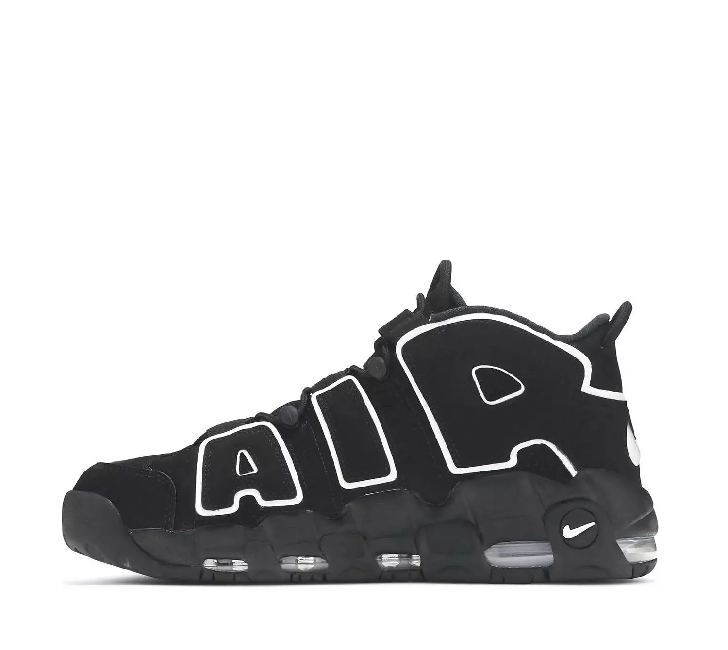  Air More Uptempo 'Black White' 2020 2