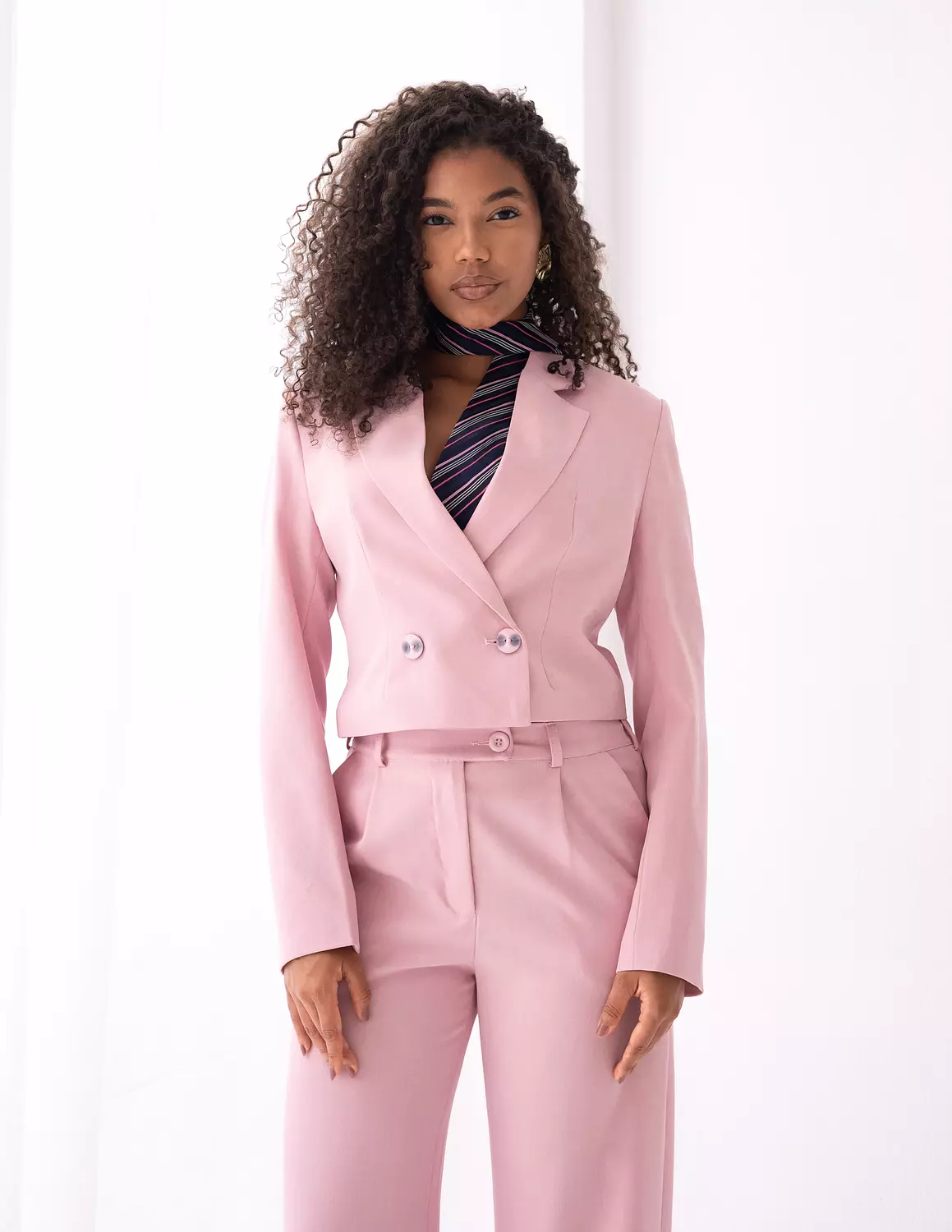 Blush Dream Cropped Blazer image