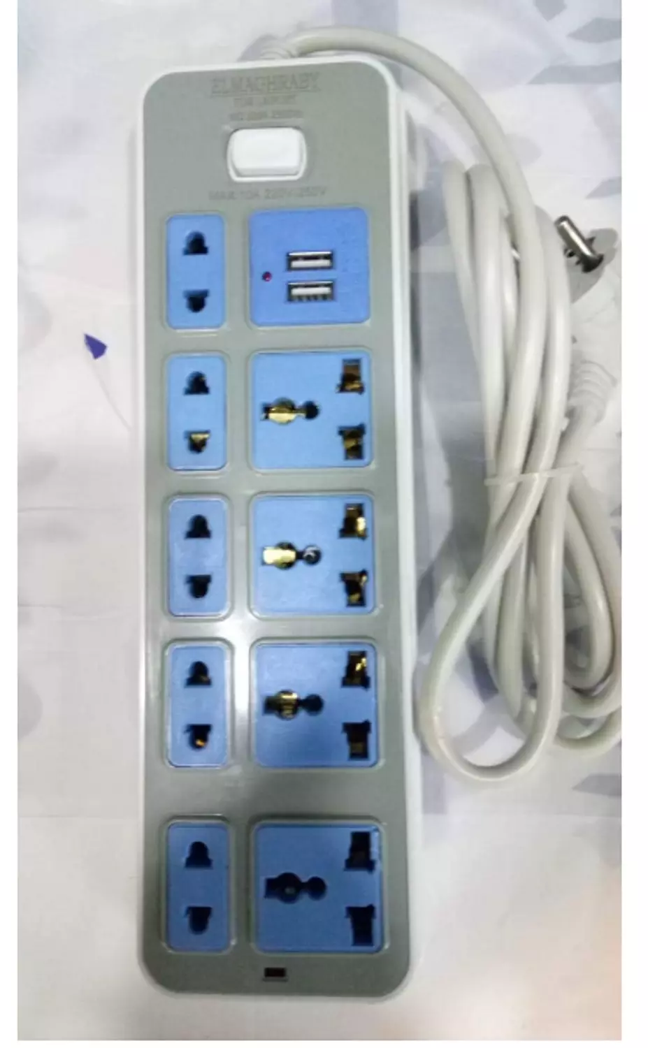 BOWER STRIP ELMAGHRABY 9PORT+2USB image