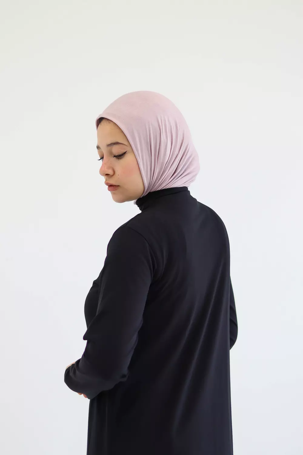 A-Line Black Basic Dress 10