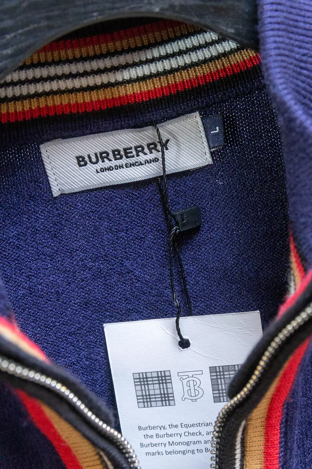 BURBERRY FULL ZIPPER PULLOVER / 1549 14