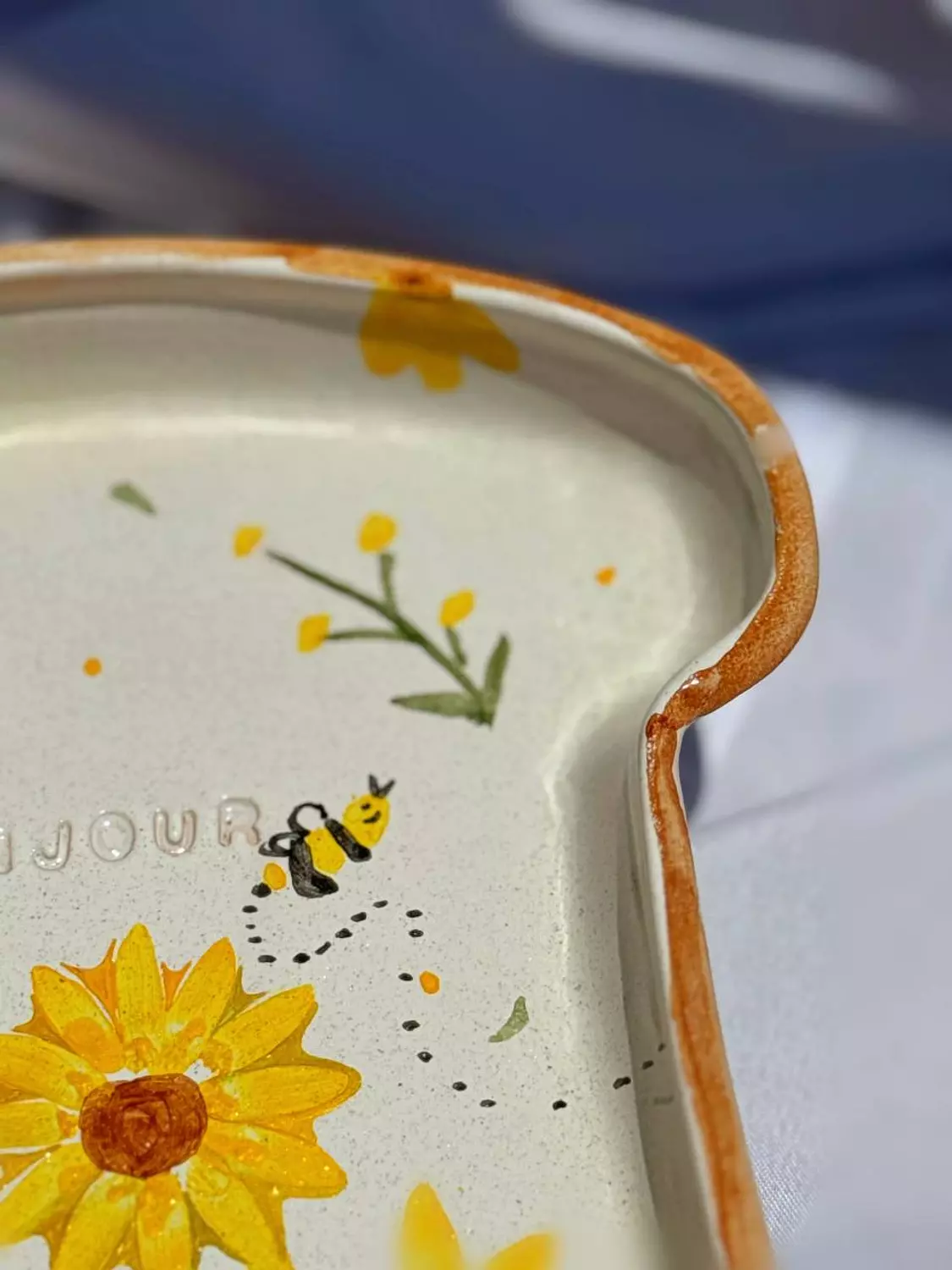 Sunflower Bees toast 3