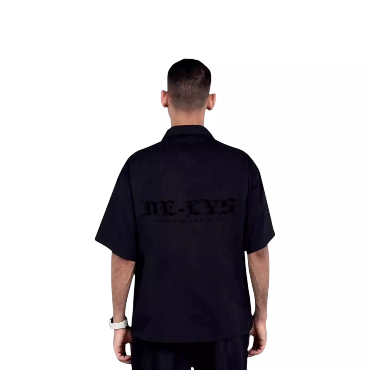 Printed box fit microfiber shirt 2
