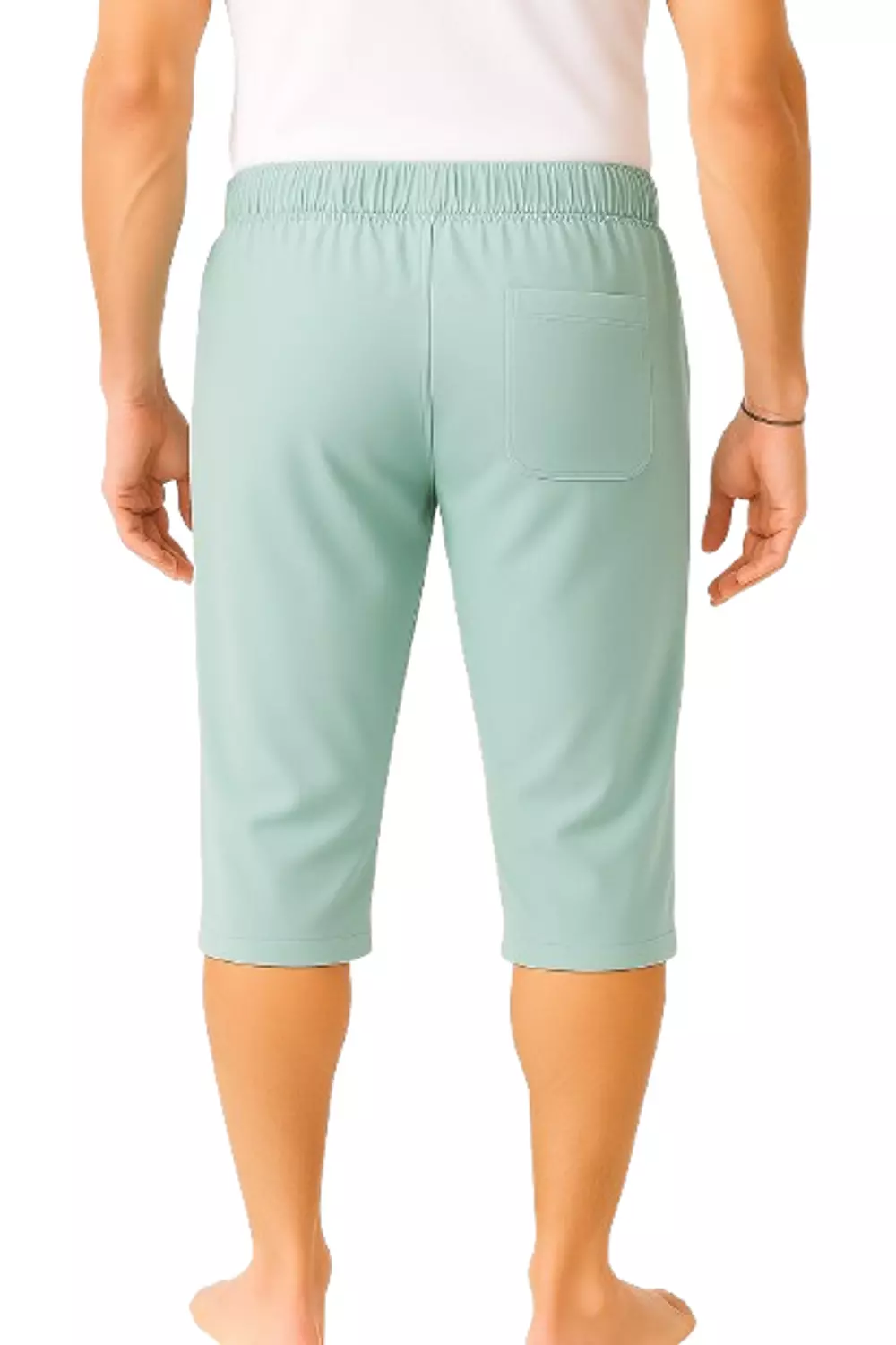 Cotton Plain Long Short - 5016 - Mint Green 3
