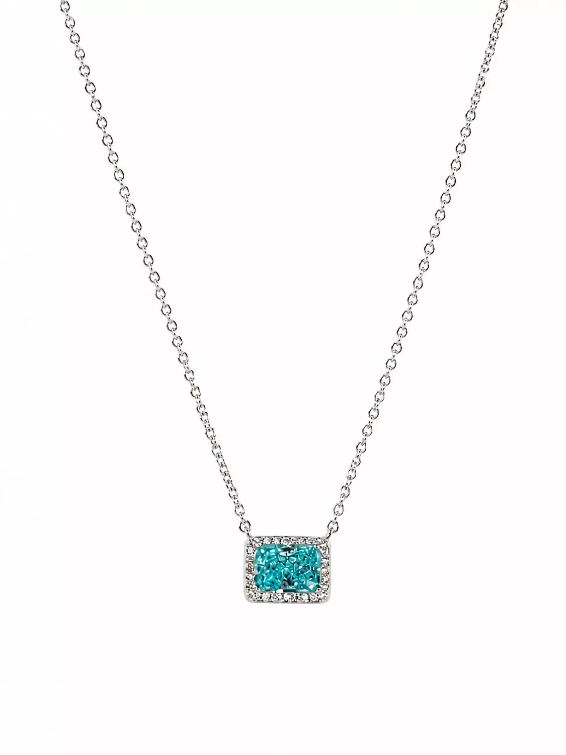  Silver Necklace Turquoise 1