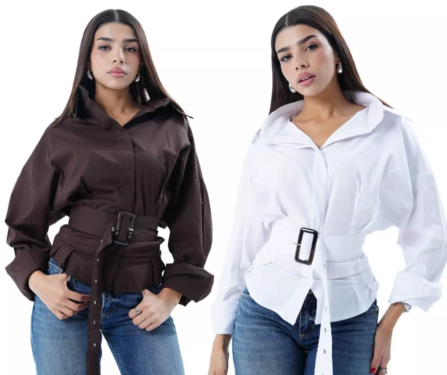 Boblin chemise with belt